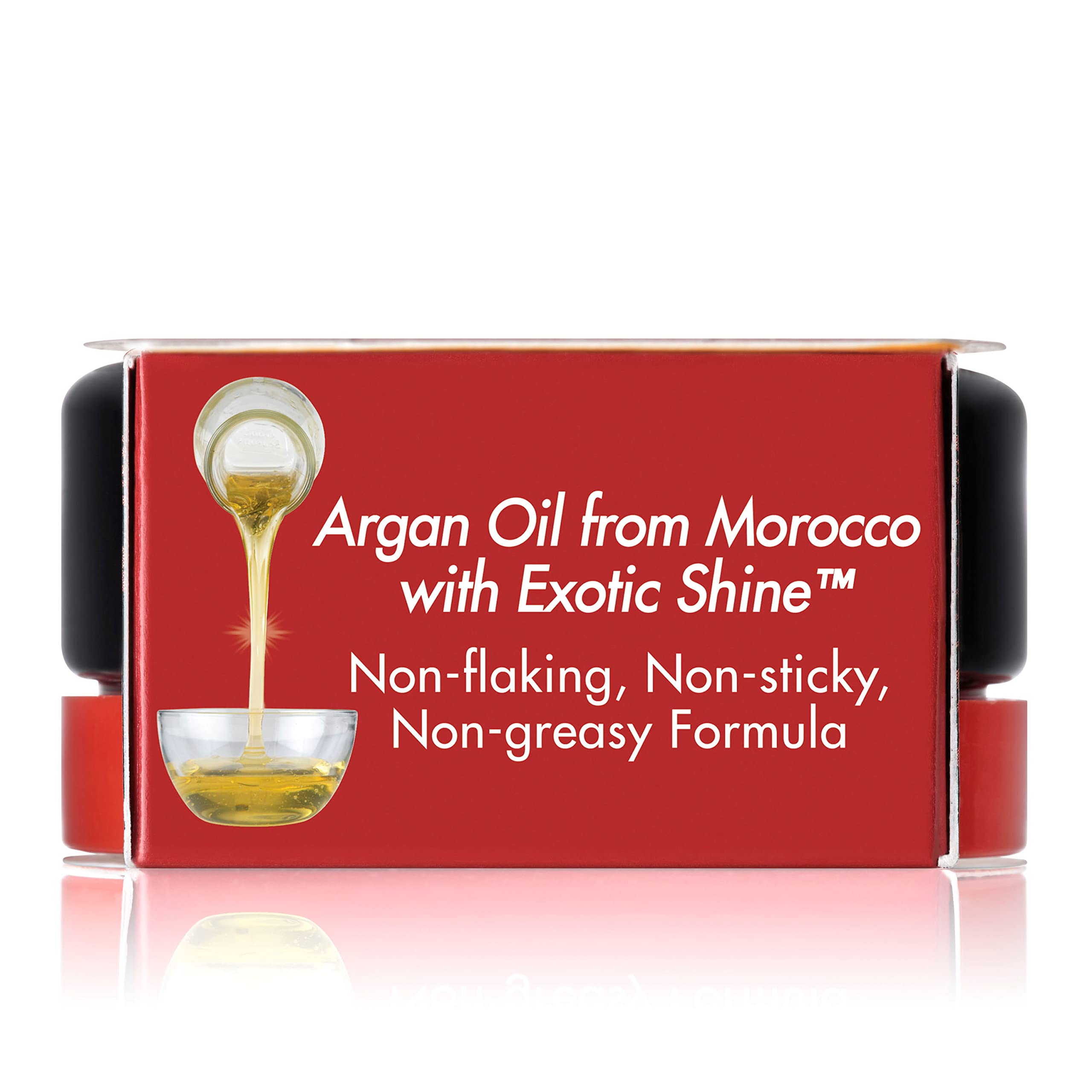 Creme Of Nature With Argan Oil From Morocco Perfect Edges Hair Gel, 24 Hour Hold With Moisture And Exotic Shine, Black, 2.25 Oz