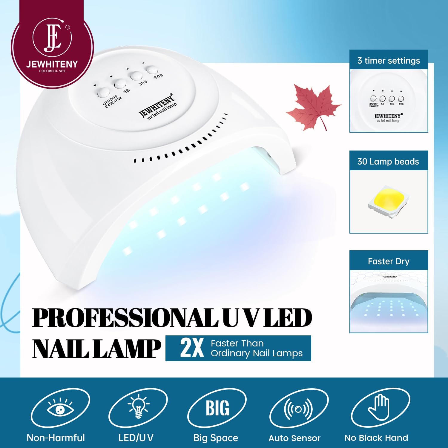 Jewhiteny 14 Colors Poly Nail Gel Kit With Nail Lamp Poly Nail Extension Gel All-In-One Kit Builder Nail Gel Nail Strengthen Nai