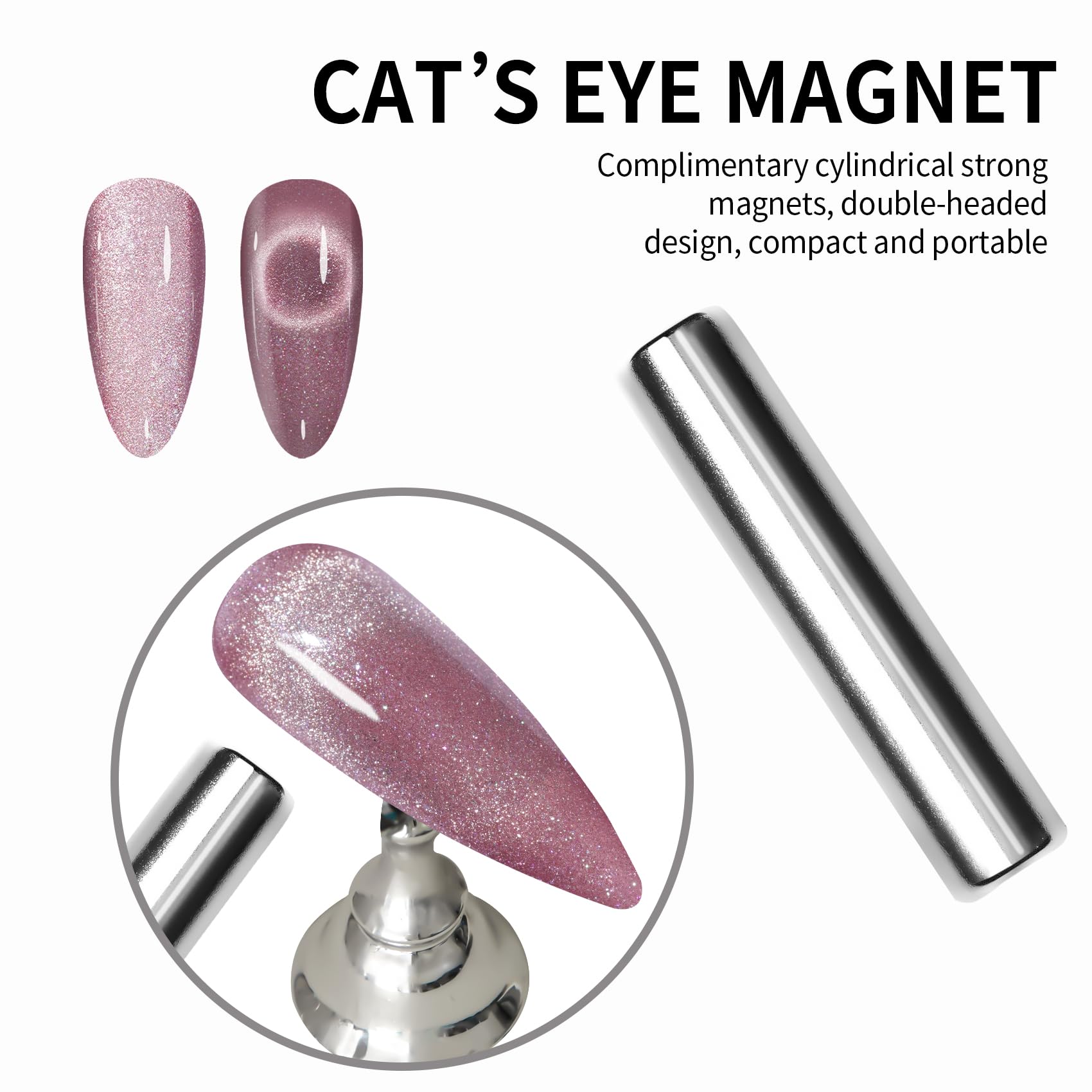 Maychao 15Ml Romatic Galaxy Cat Eye Gel Nail Polish 1Pc Galaxy Gel Polish With Magnet Soak Off Holographic Magnetic Gel Polish F