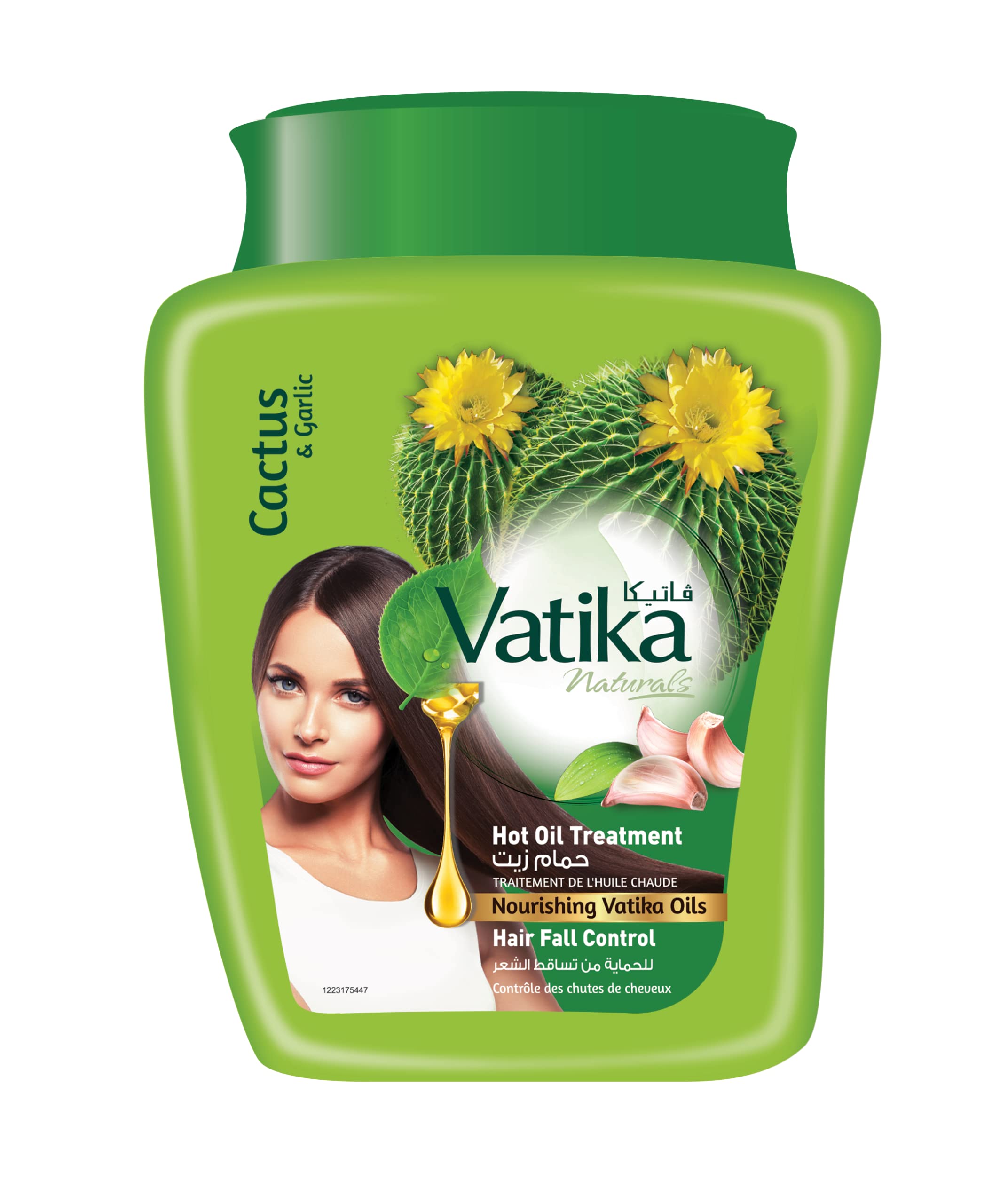Vatika Naturals Hair Fall Control Hair Mask 250G | Hair Mask With Natural Extracts Of Cactus & Garlic | Undo 5 Days Of Damage