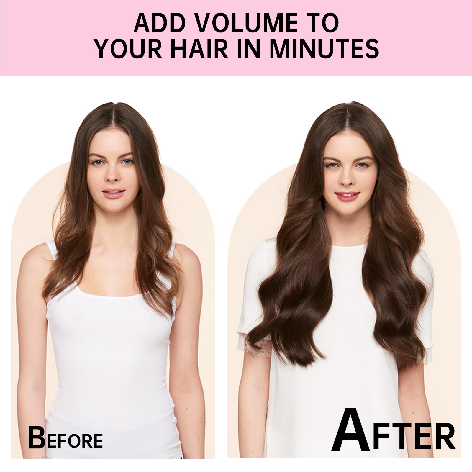 Befana Clip In Hair Extensions Real Human Hair,20 Inch 90G 7Pcs #1 Jet Black Clip In Hair Extensions, Natural Soft Straight Doub