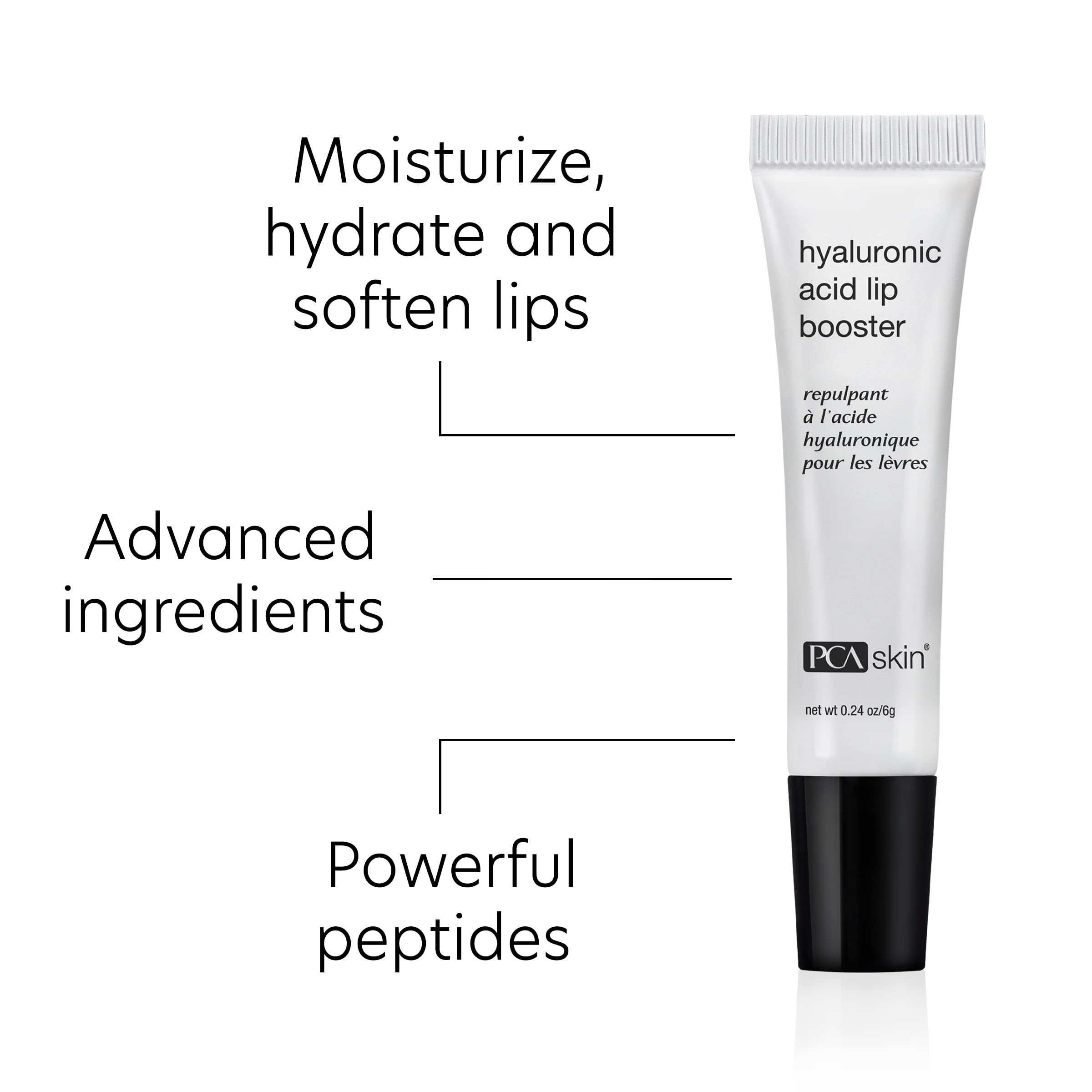 PCA SKIN Lip Plumper Serum, Hyaluronic Acid Lip Booster for Plump Lips, Instantly Hydrates and Minimizes Fine Lines and Wrinkles