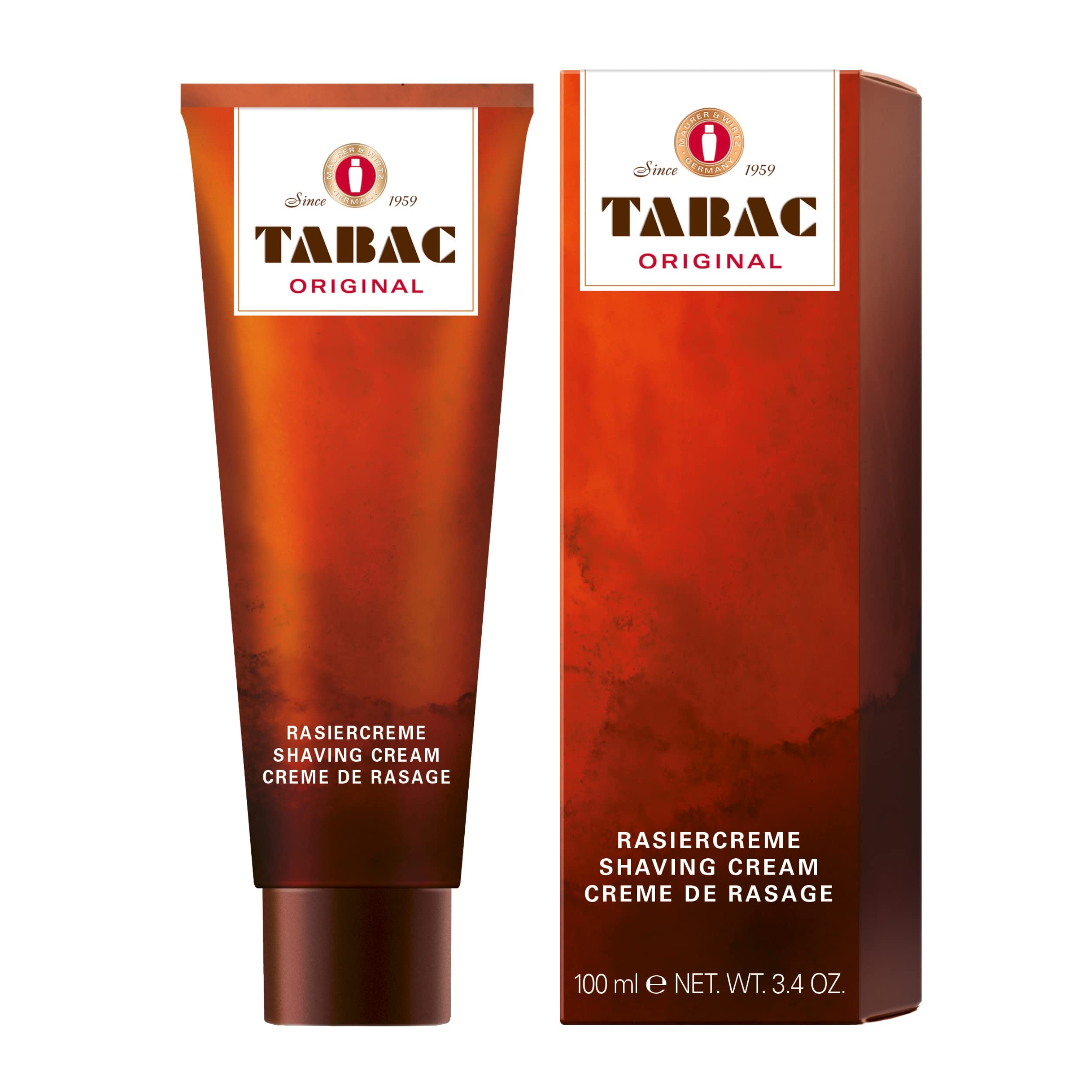 Tabac By Maurer & Wirtz, 3.4 Oz Shaving Cream For Men