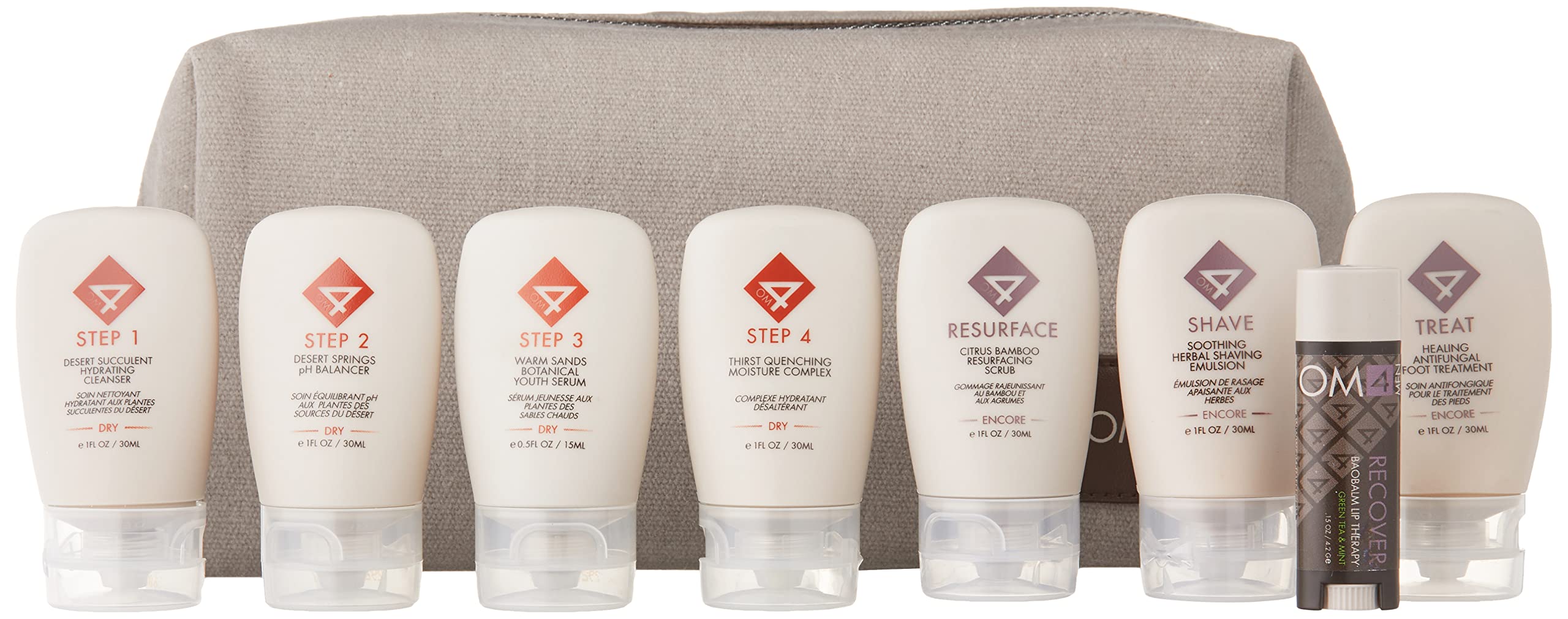 Organic Male OM4 Dry Travel Starter 4-Step RegiMEN - 4 ct