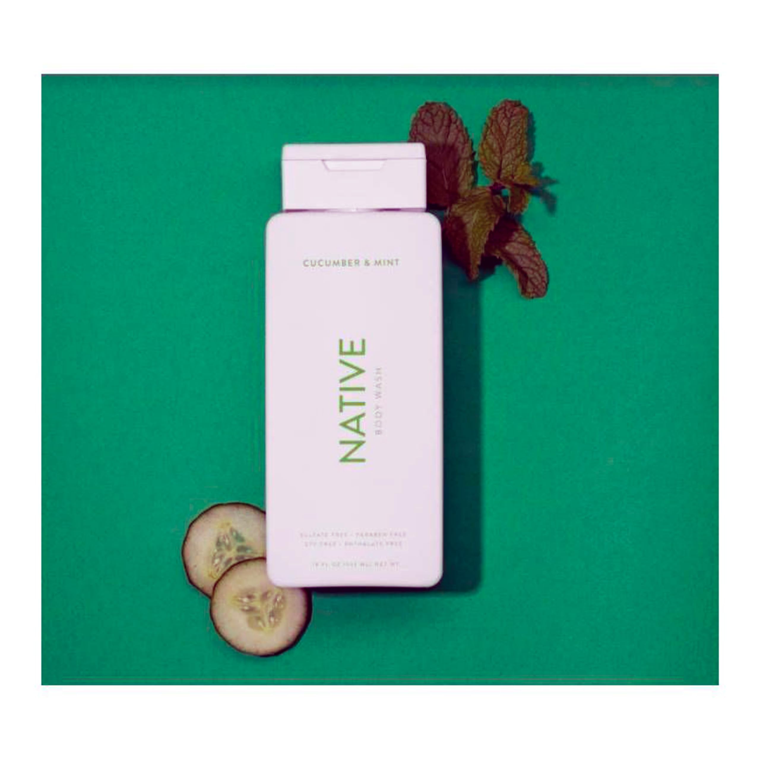 Native Body Wash Cucumber & Mint - 18 fl oz, Pack of 2