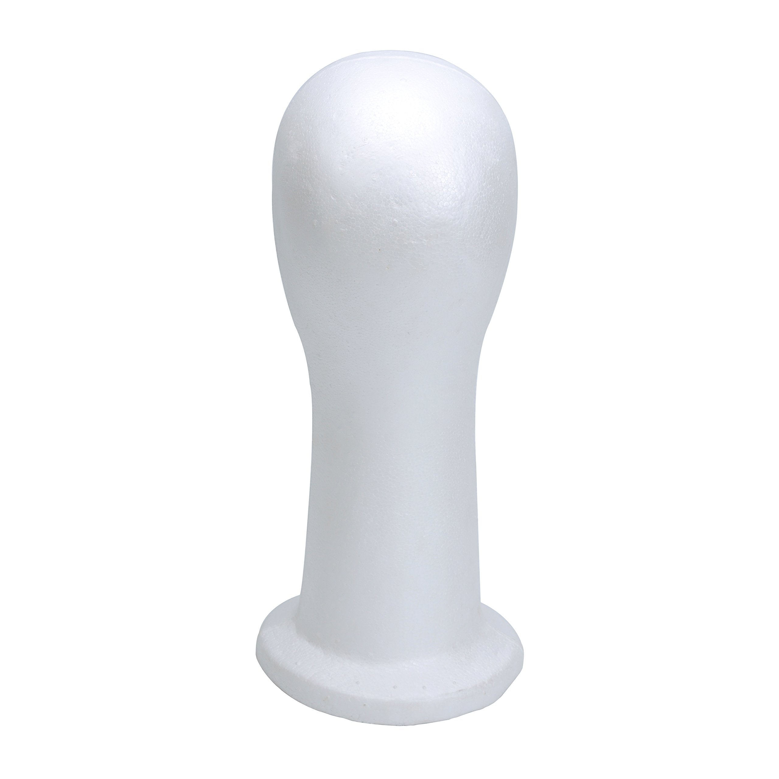 BHD BEAUTY 15 Styrofoam Foam Mannequin Manikin Display Head Wig Hat Stand White Foams Sale