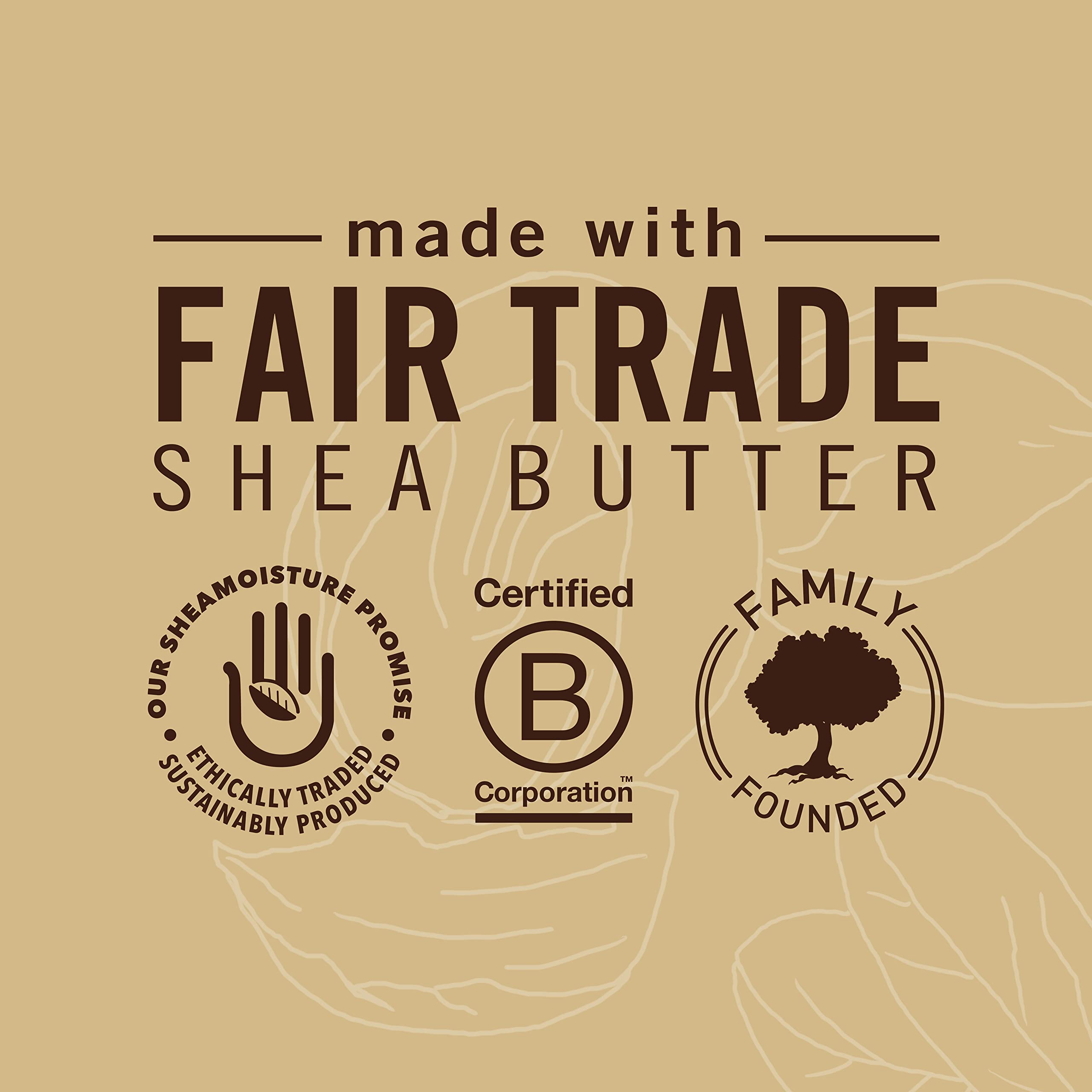 Shea Moisture Raw Shea Butter Shampoo and Conditioner Set, Deep Moisturizing with Sea Kelp & Argan Oil, Sulfate Free & Silicone