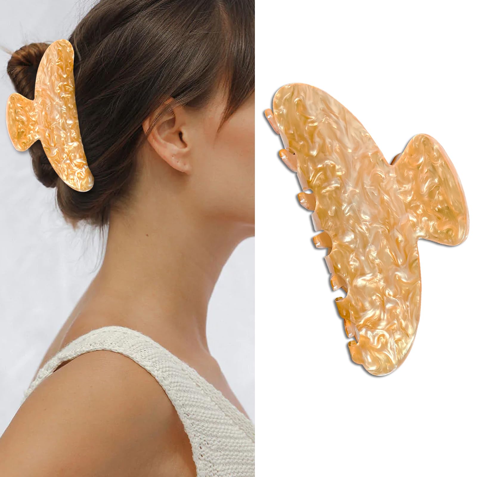 Medium Hair Clips for Women French Hair Claw Clips for Hair Styling Banana Clips for Thin Hair Hair Accessories Exquisite Hair B