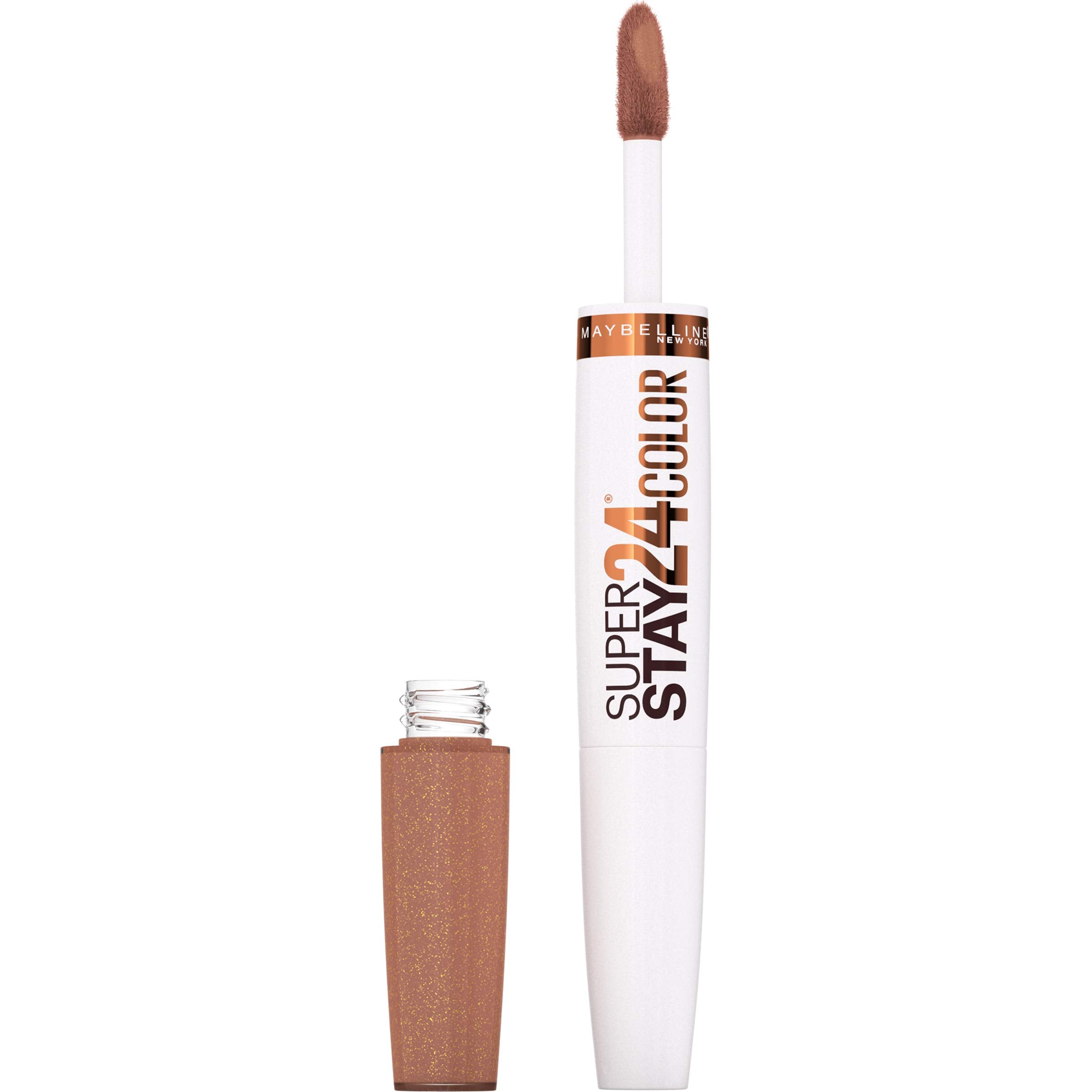 Maybelline Superstay 24, 2-Step Liquid Lipstick, Coffee Edition, Chai Once More