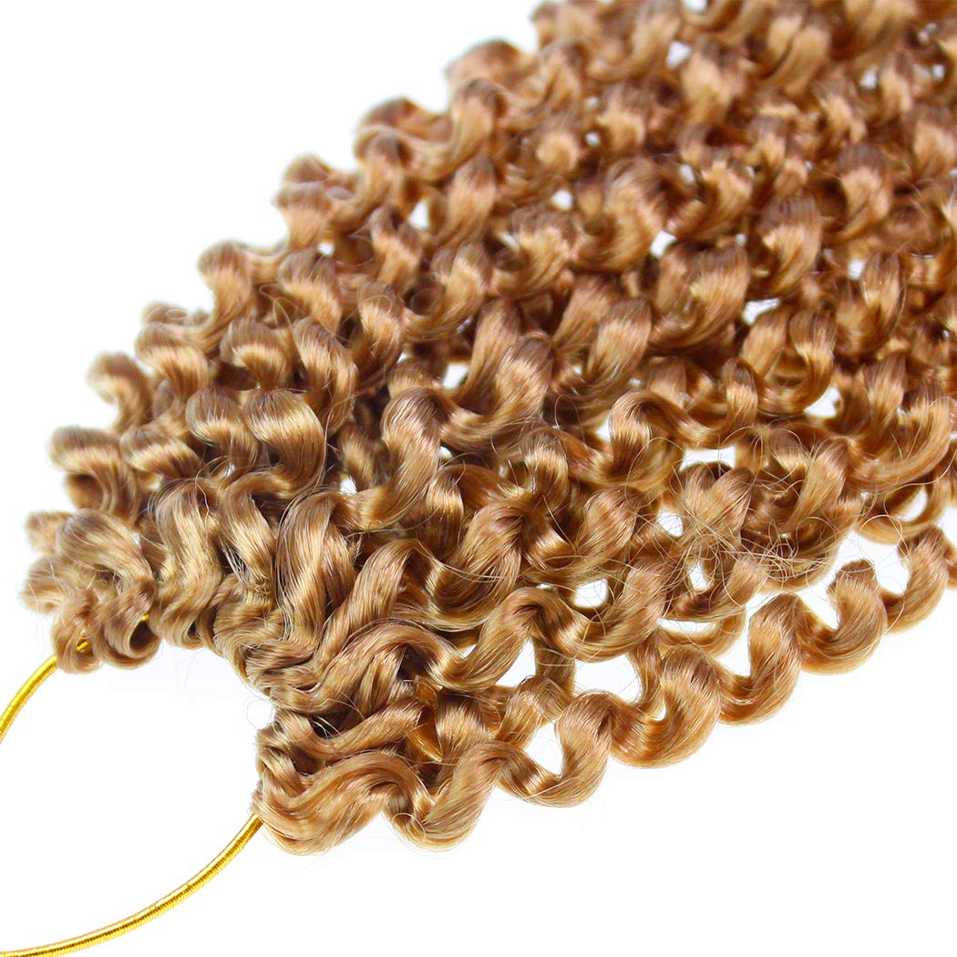 6 Packs Passion Twist Hair 18 Inch Bohemian Curl Passion Twist Crochet Braiding Hair Water Wave Synthetic Braids For Passion Twi
