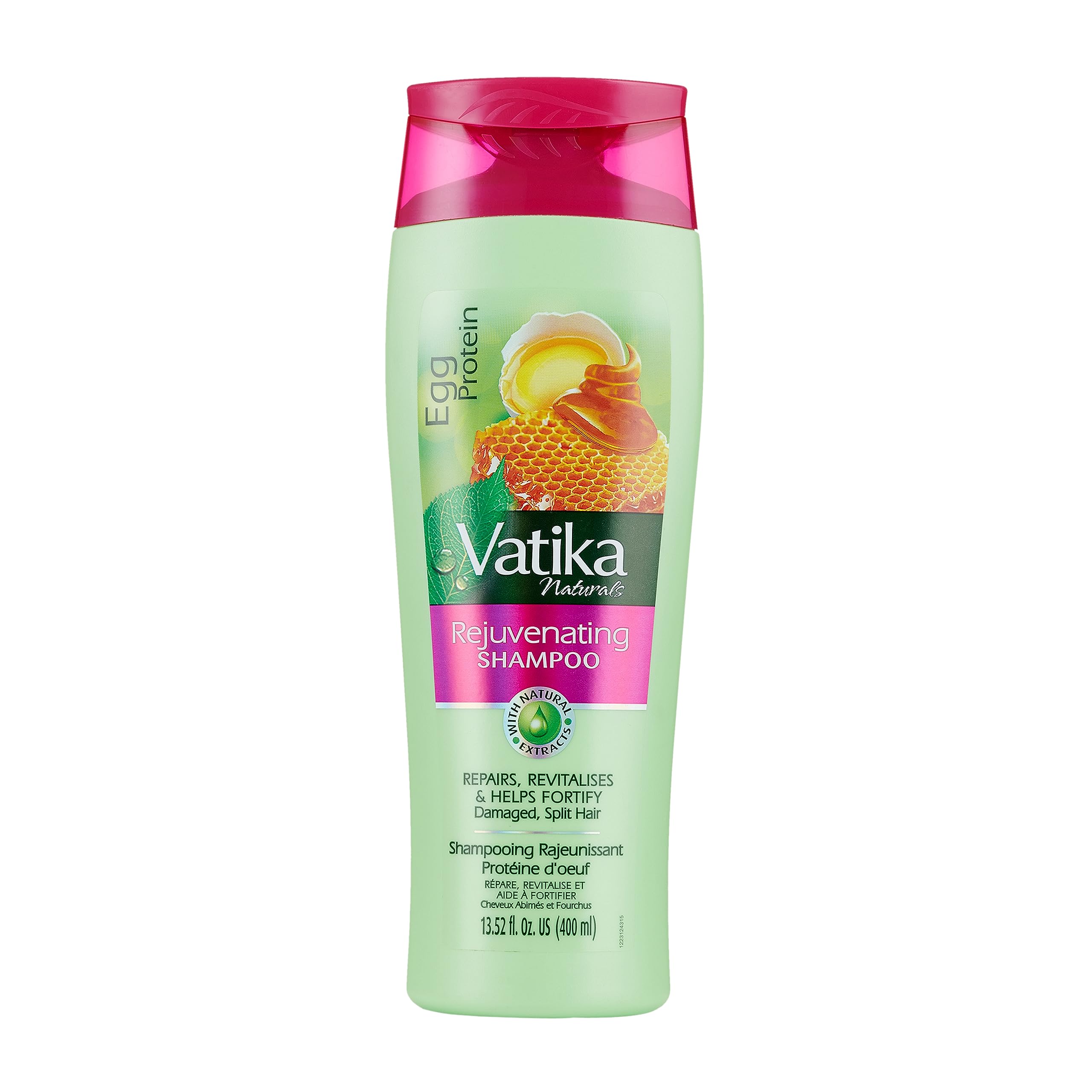 Dabur Vatika Naturals Shampoo for Women - Nourish and Rejuvenate Your Natural Hair - Strengthening & Moisturizing Hair Cleanser 