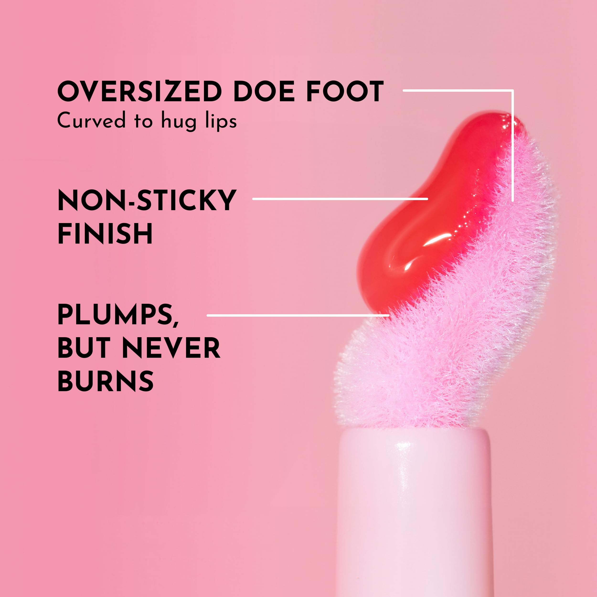Lawless Lip Plumping Gloss - Cherry Vanilla - 0.11 oz - Volumizing, Hydrating, Smoothing Formula