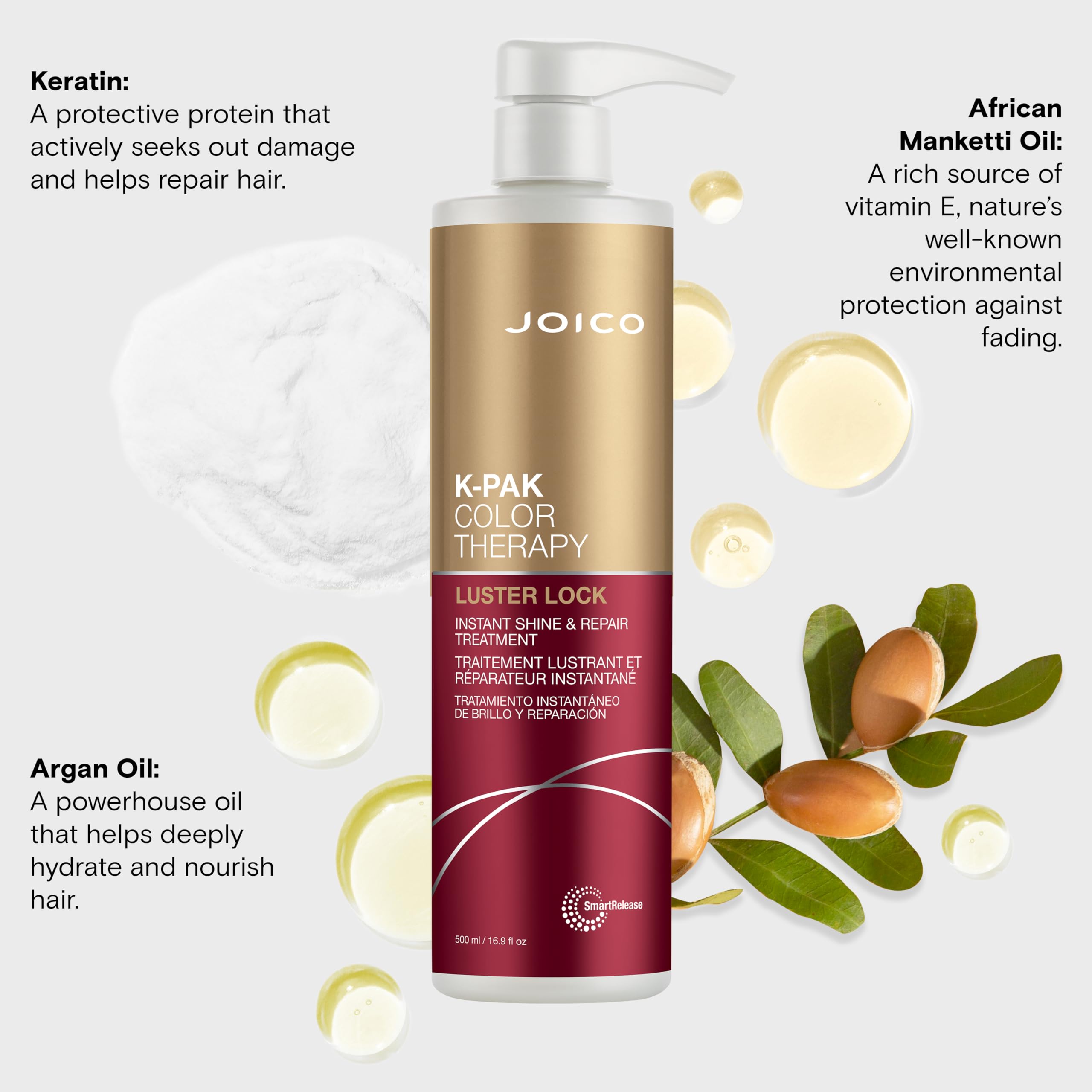K-Pak Color Therapy Luster Lock Instant Shine & Repair Treatment