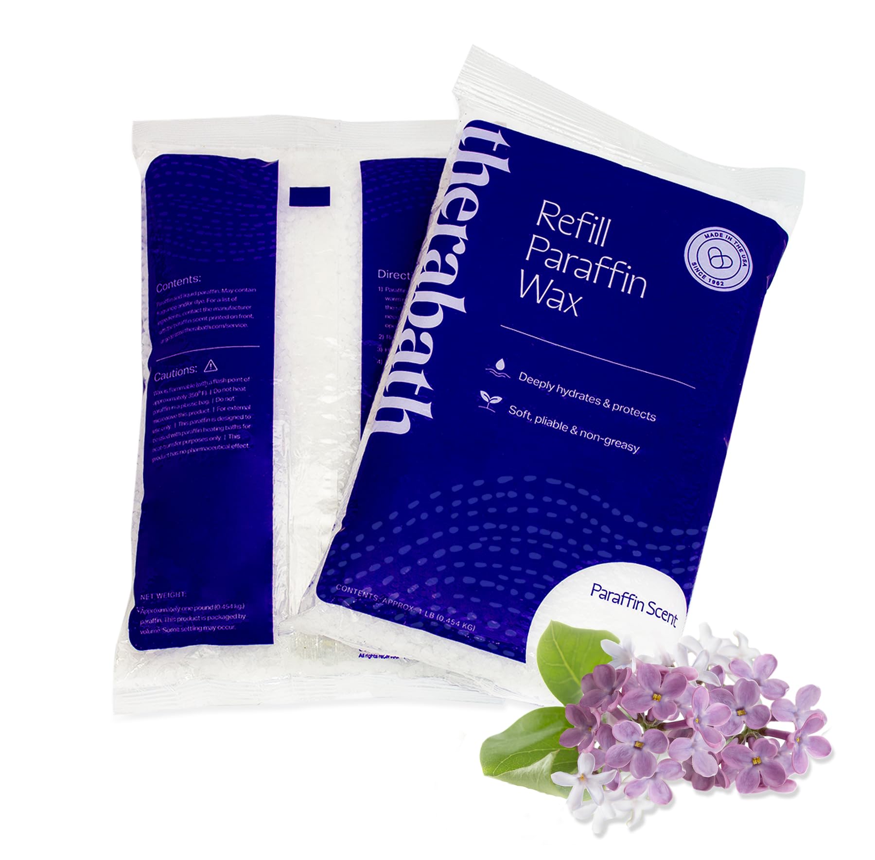 Therabath Paraffin Wax Refill - Use To Relieve Arthritis Discomfort, Stiff Muscles & Dry Skin - Hands, Feet, Body - Made In Usa,