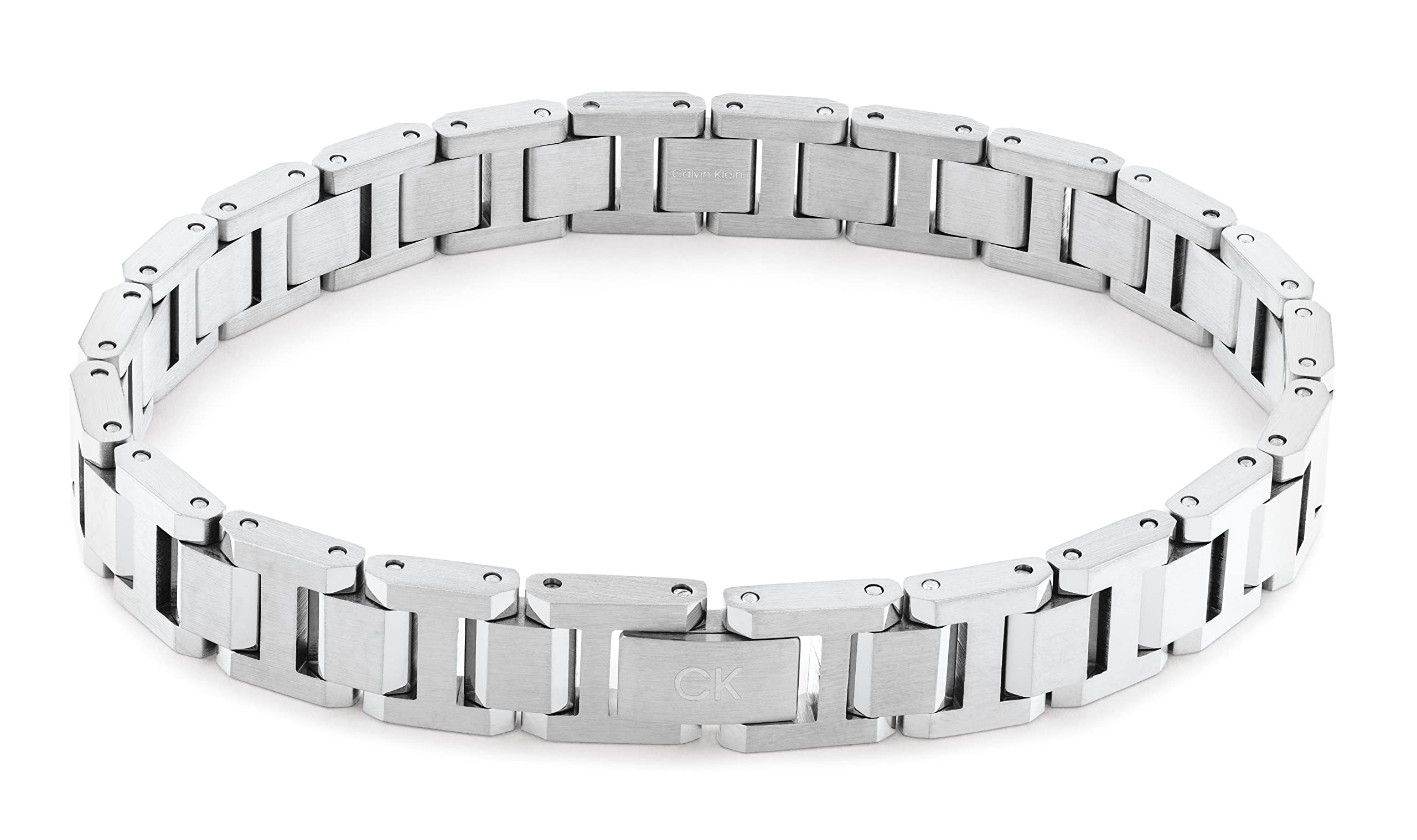Calvin Klein Jewelry Mens Link Bracelet Color: Silver (Model: 35000284)