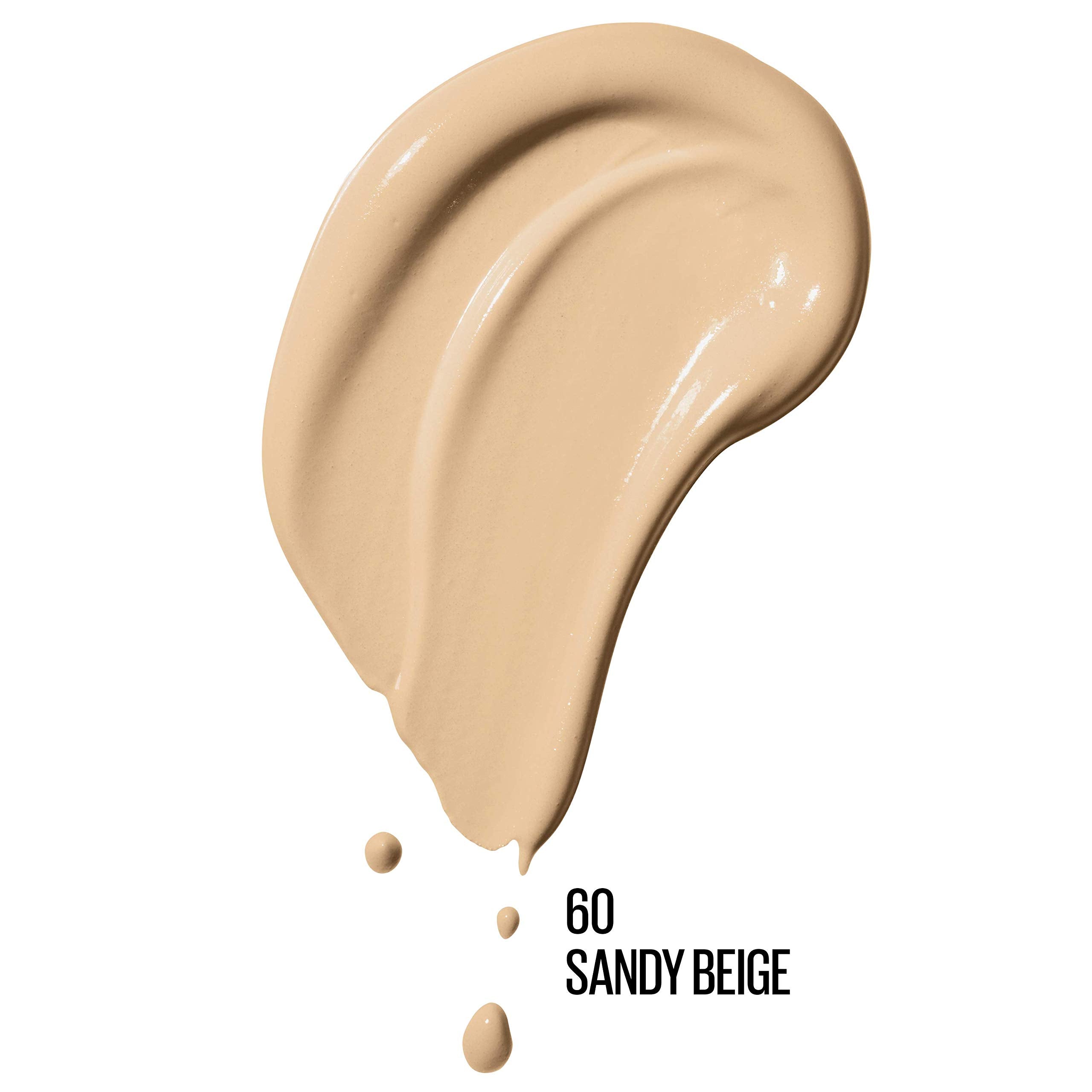 Maybelline Dream Radiant Liquid Medium Coverage Hydrating Makeup, Lightweight Liquid Foundation, Sandy Beige, 1 Count