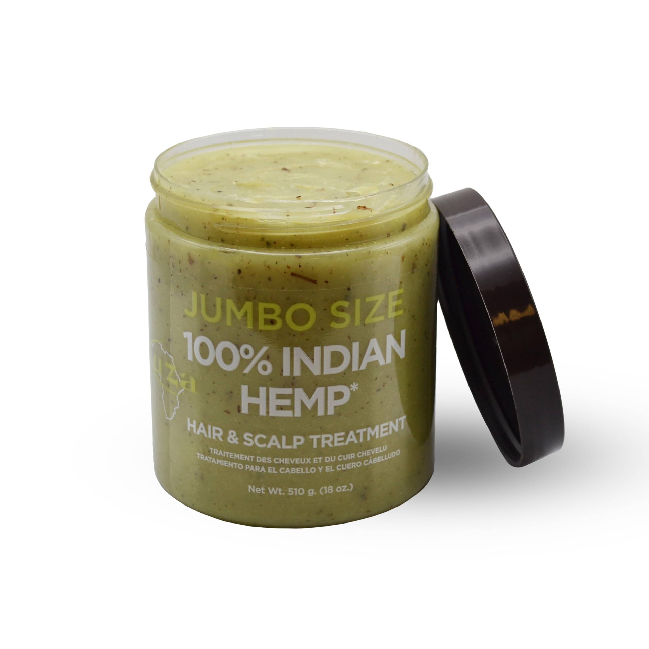 Kuza Indian Hemp Jumbo Hair & Scalp Treatment 18 Oz. - Smooth, Soften & Moisturize