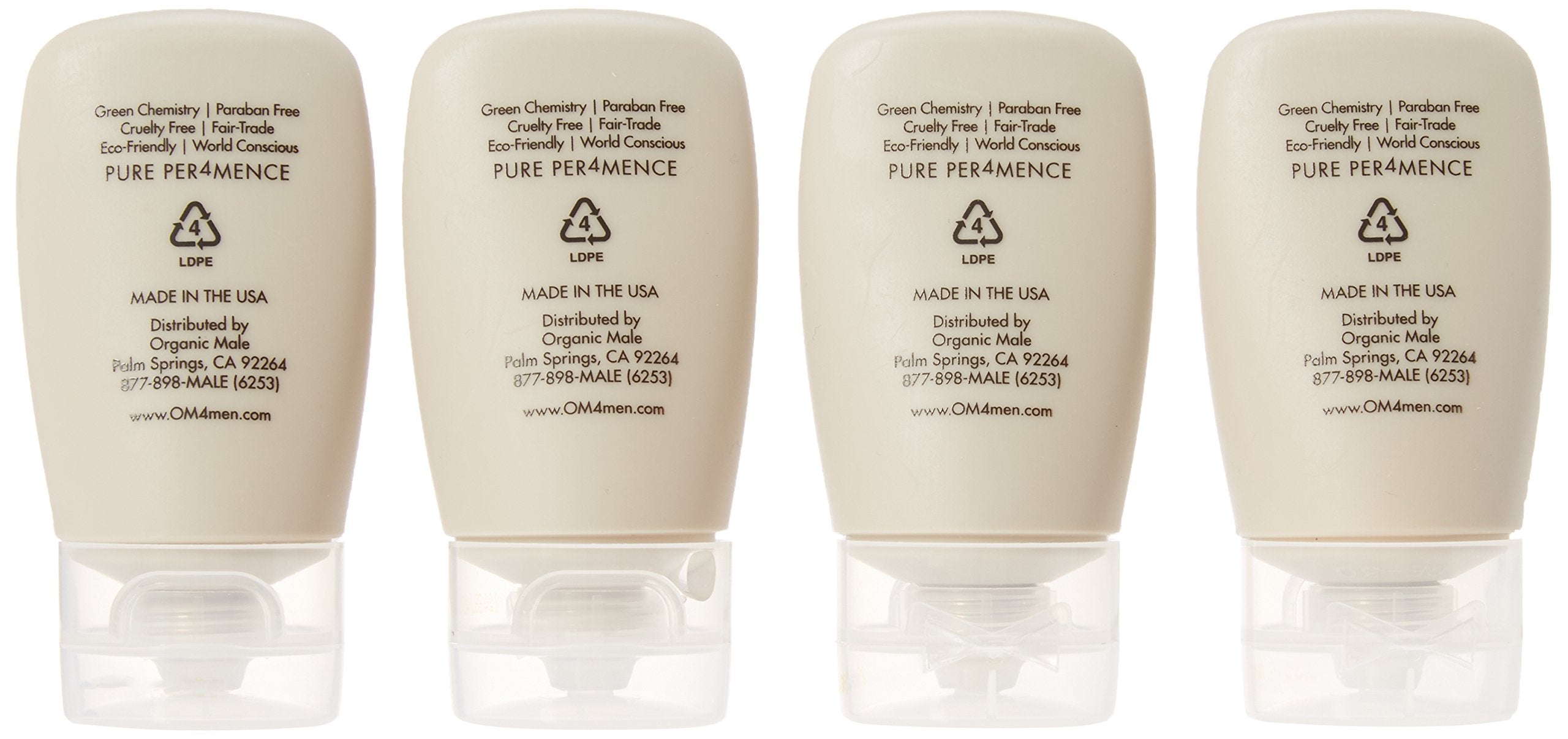Organic Male OM4 Oily Travel Starter 4-Step RegiMEN - 4 ct