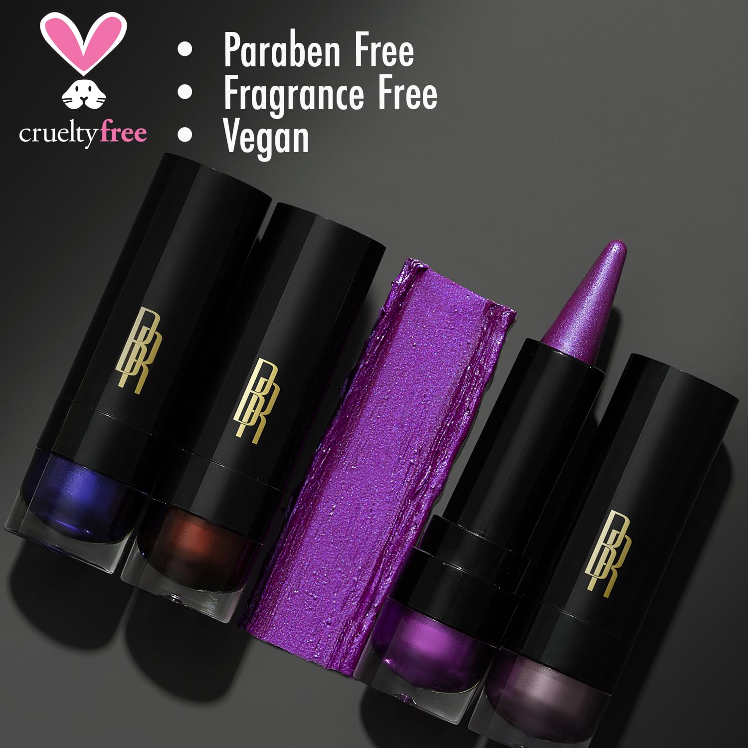 Black Radiance Metalicious Metallic Lipstick Lip Sculptor Amethyst Gemstone (Light Purple)
