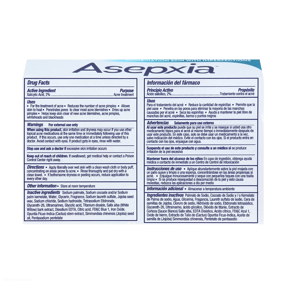 ASEPXIA Cleansing Bar Scrub 4 oz (Pack of 2)