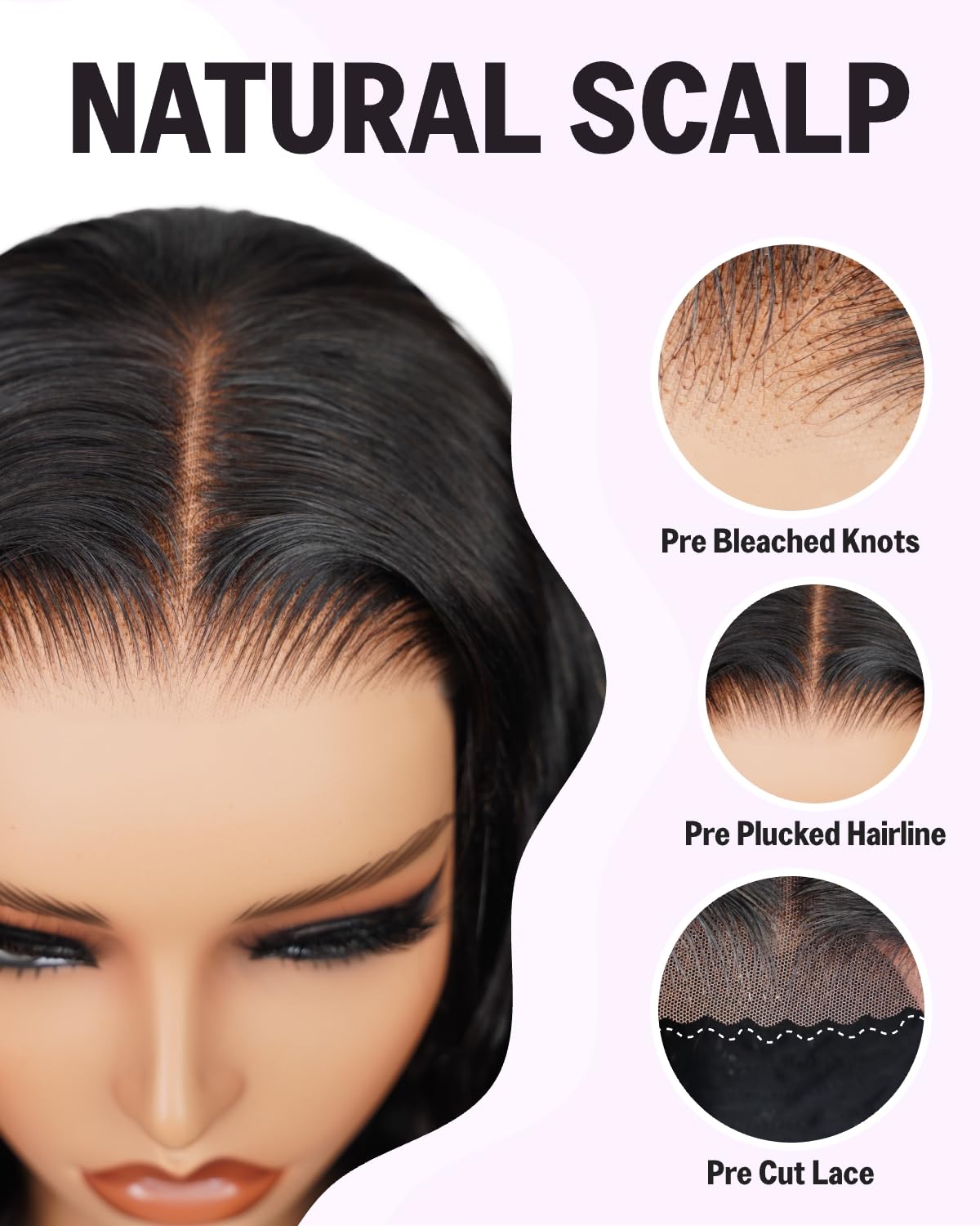 Megalook Salon-Quality Ready To Go Glueless Wig Special Kinky Curly Wig Human Hair 250% Density Pre Cut Hd Lace 6X6 Deep Parting