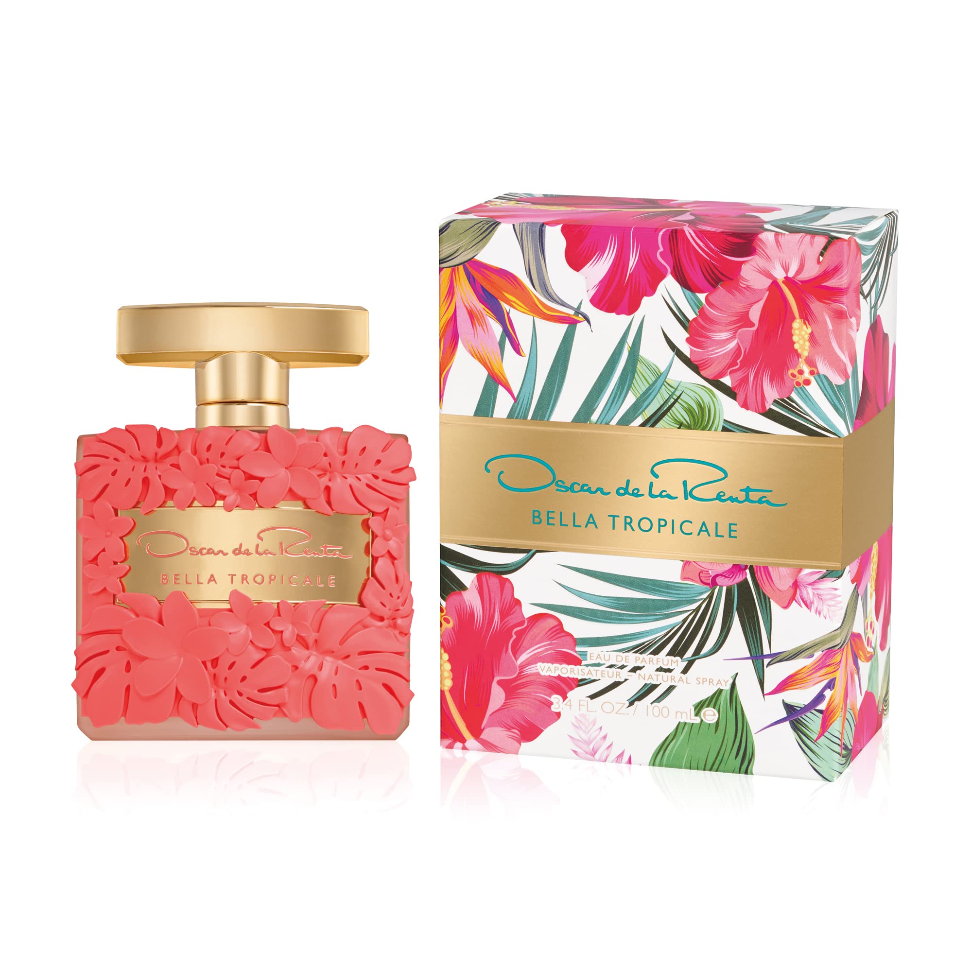 Oscar De La Renta Bella Tropicale Eau De Parfum Perfume Spray For Women, 3.4 Fl. Oz