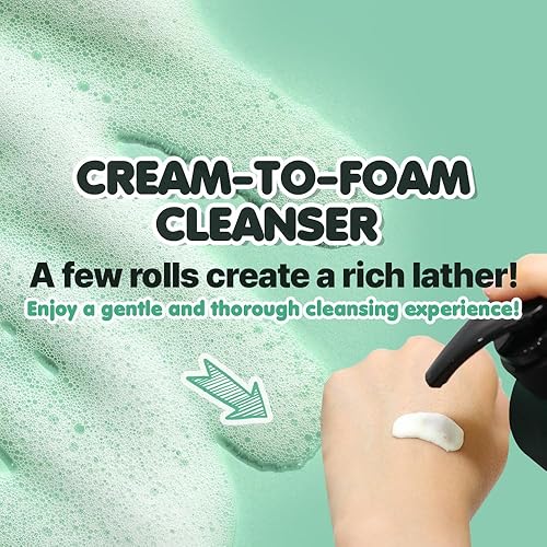 Eunyul Blackseed Foam Cleanser 16.9Fl.Oz (500Ml) Korean Skincare Large Size Face Wash Facial Foaming Cleanser