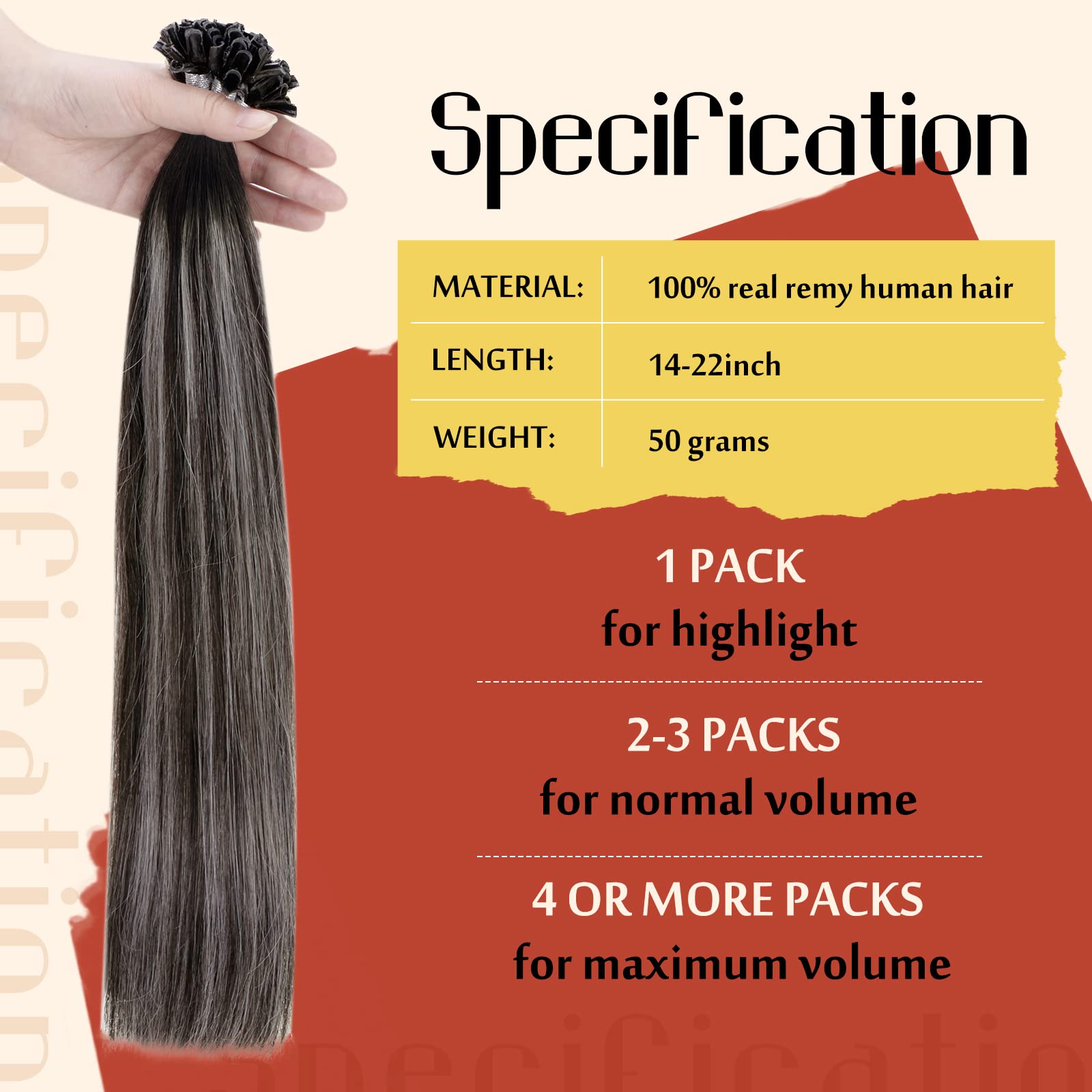 Hetto U Tip Hair Extensions Human Hair Black Ombre To Silver K Tip Hair Extensions Real Human Hair 14 Inch Keratin Tip Extension