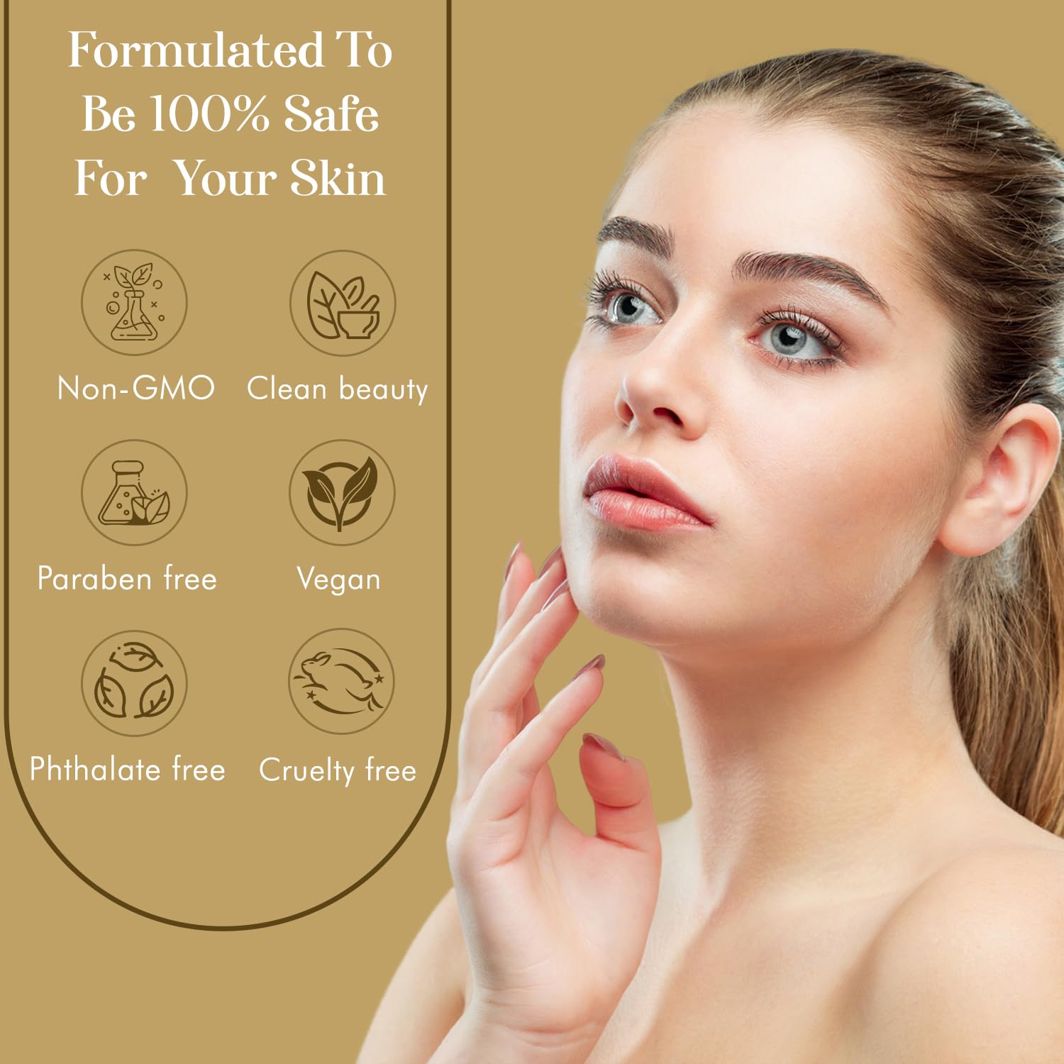 Clear Beauty 24K Gold & Collagen Night Face Moisturizer - Dermatologist Tested, Reduces Age Spots, Fine Lines & Wrinkles, Liftin