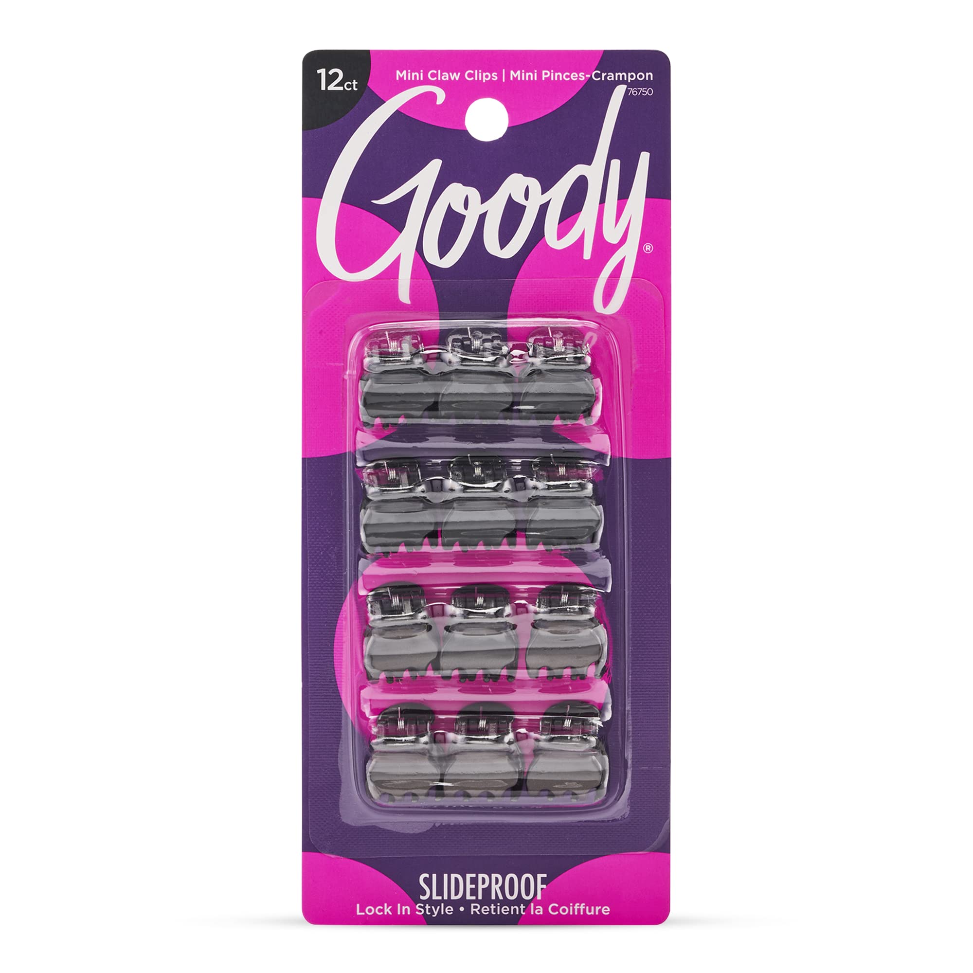 Goody Mini Claw Clips, Colour Collection , Brunette - Great for Easily Pulling Up Your Hair - Pain-Free Hair Accessories for Wom