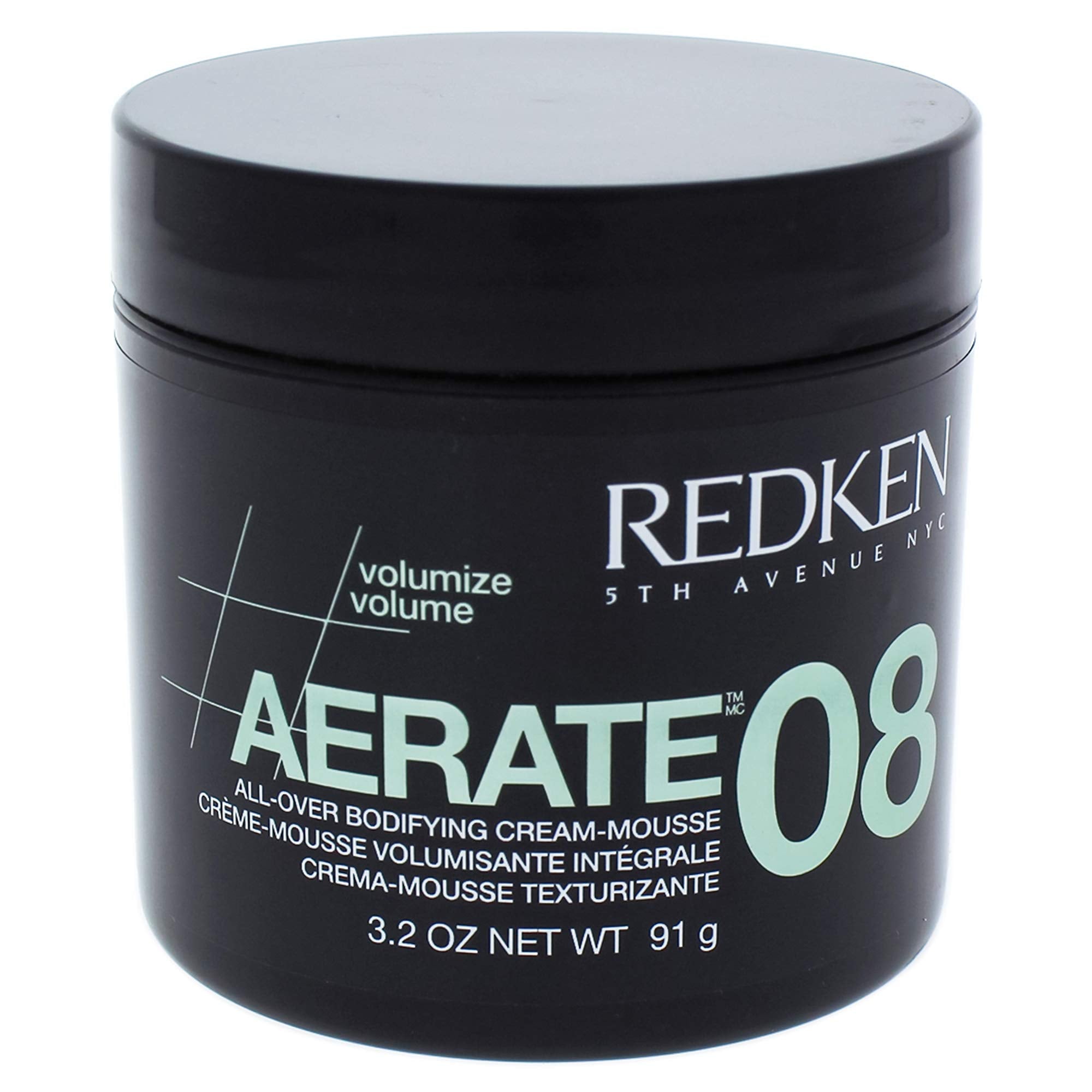 Redken Aerate 08 Bodifying Hair Cream-Mousse, Volume & Texture Styling Mousse for Hair, 3.2 oz