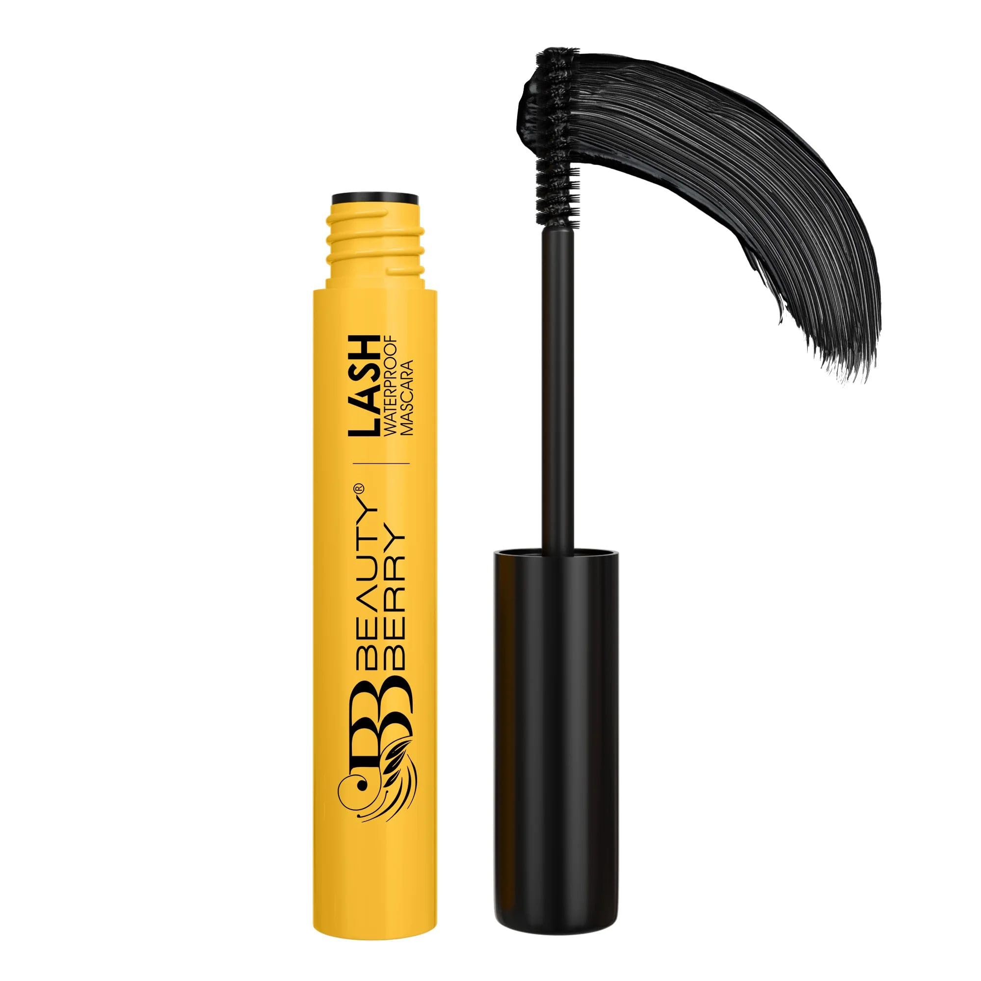 Beauty Berry Lash Waterproof Mascara For Women  Jet Black Volumizing & Lengthening Mascara | Smudge Proof NonClumping Curling 