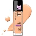 Maybelline Fit Me Dewy + Smooth Liquid Foundation Makeup, Buff Beige, 1 Count (Packaging May Vary)