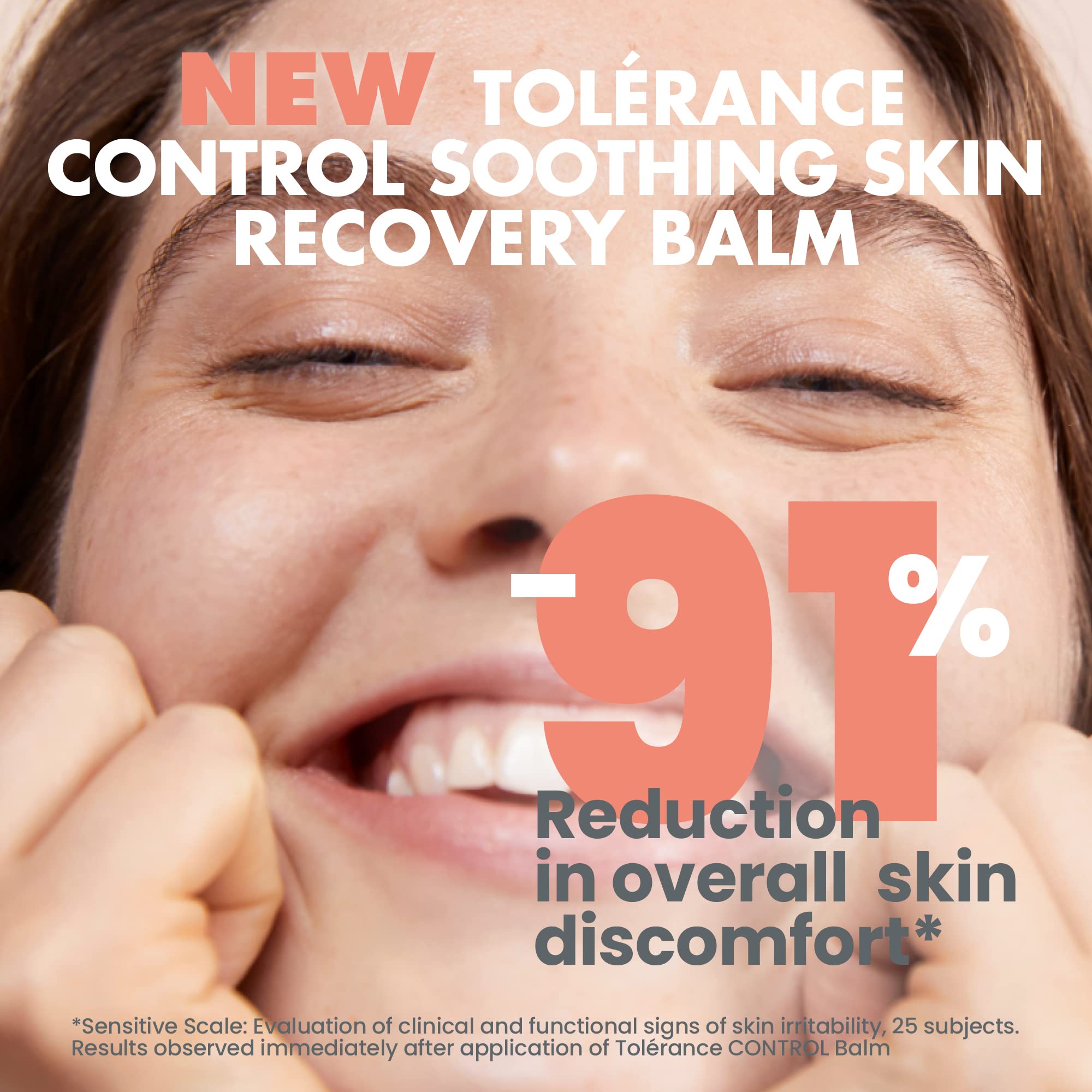 Eau Thermale Avane Tolerance Control Soothing Skin Recovery Balm, For Hypersensitive, Dry Skin, Tube With Sterile Pump, 13 Floz