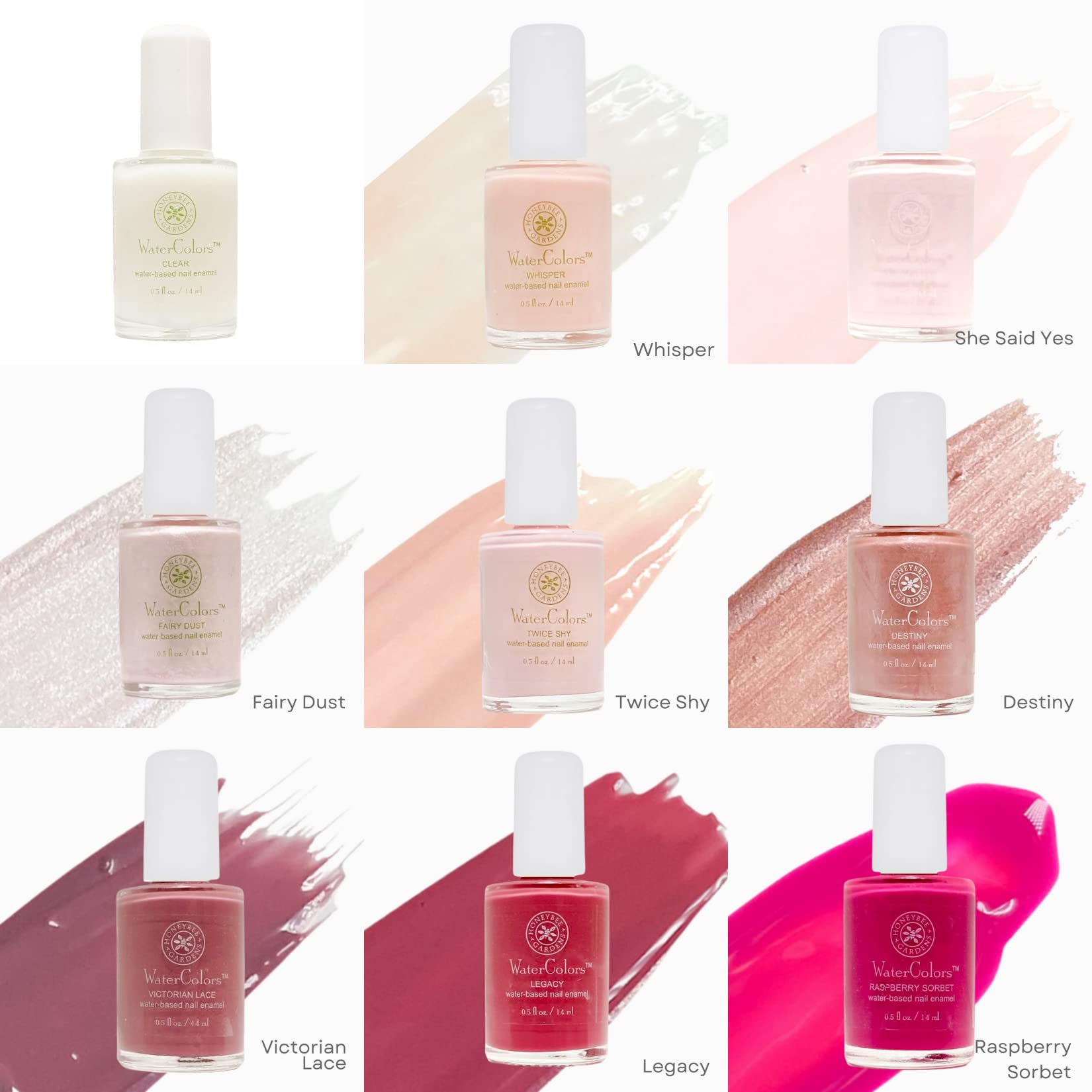 Honeybee Gardens Water-Based Nail Enamel, Surf'S Up, Slight Iridescence & Matte Aquamarine, Eco-Friendly, Odorless & Vibrant Pol