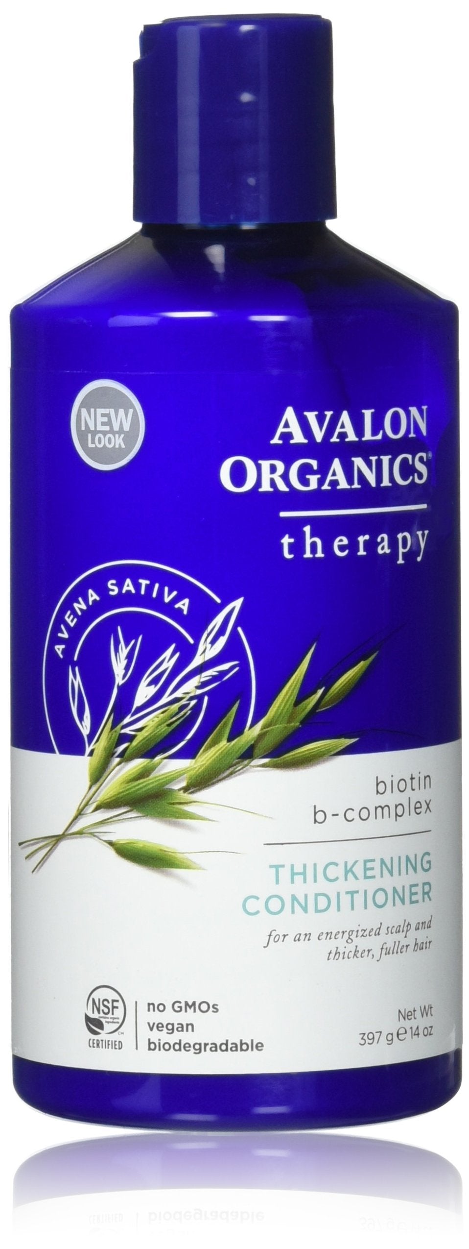 Avalon Organics Thickening Conditioner, 14 Ounce (Pack of 3)