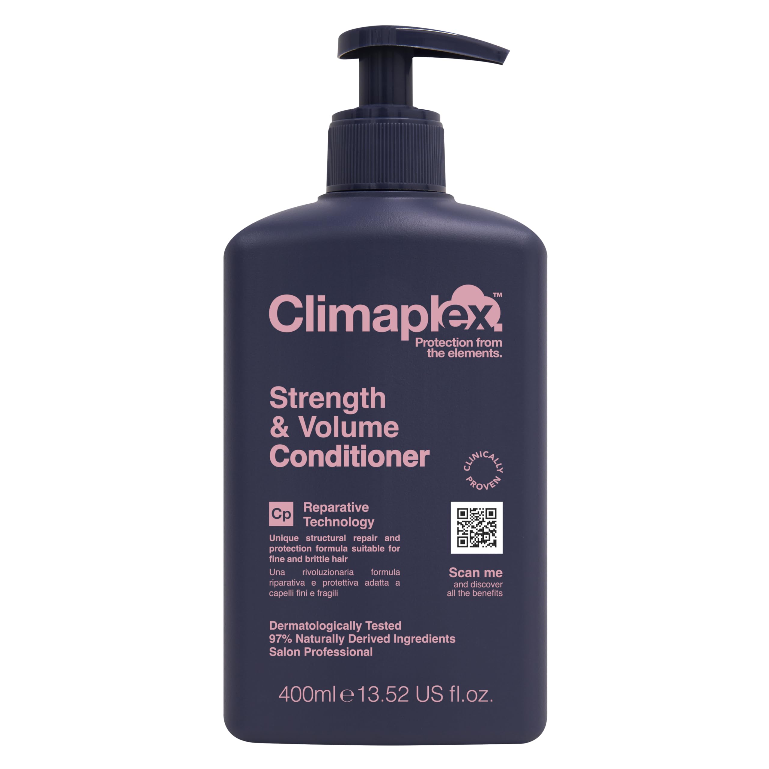 Climaplex Strength and Volume Conditioner  Moisturizing and Protective Properties  Contains Detangling Benefits  Leaves Hair 