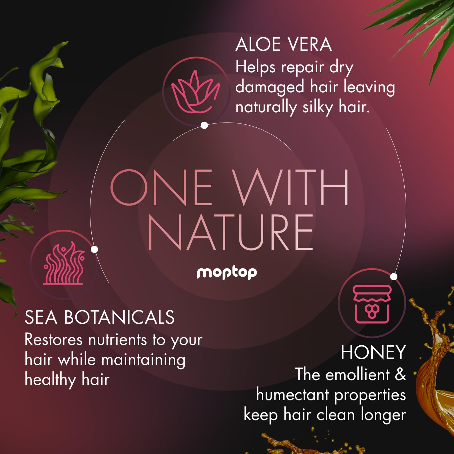 MopTop Salon Anti Frizz Hair Gel - Salon Quality Curl Defining Gel to Enhance Wavy, Curly and Kinky-Coily Hair, Medium Hold, For