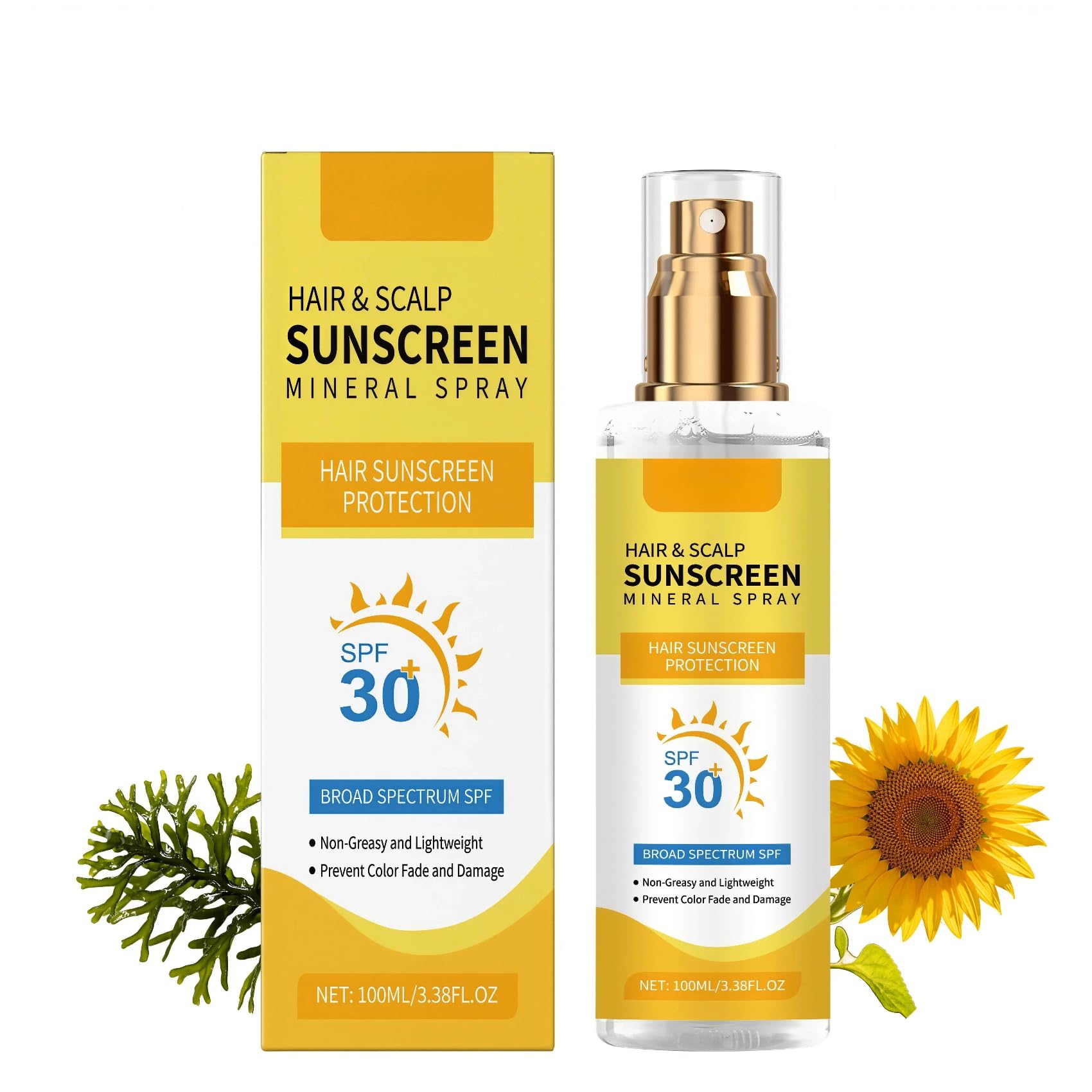 BESHICO Hair & Scalp Sunscreen Spray SPF30 PA++ ColorLock UV Shield