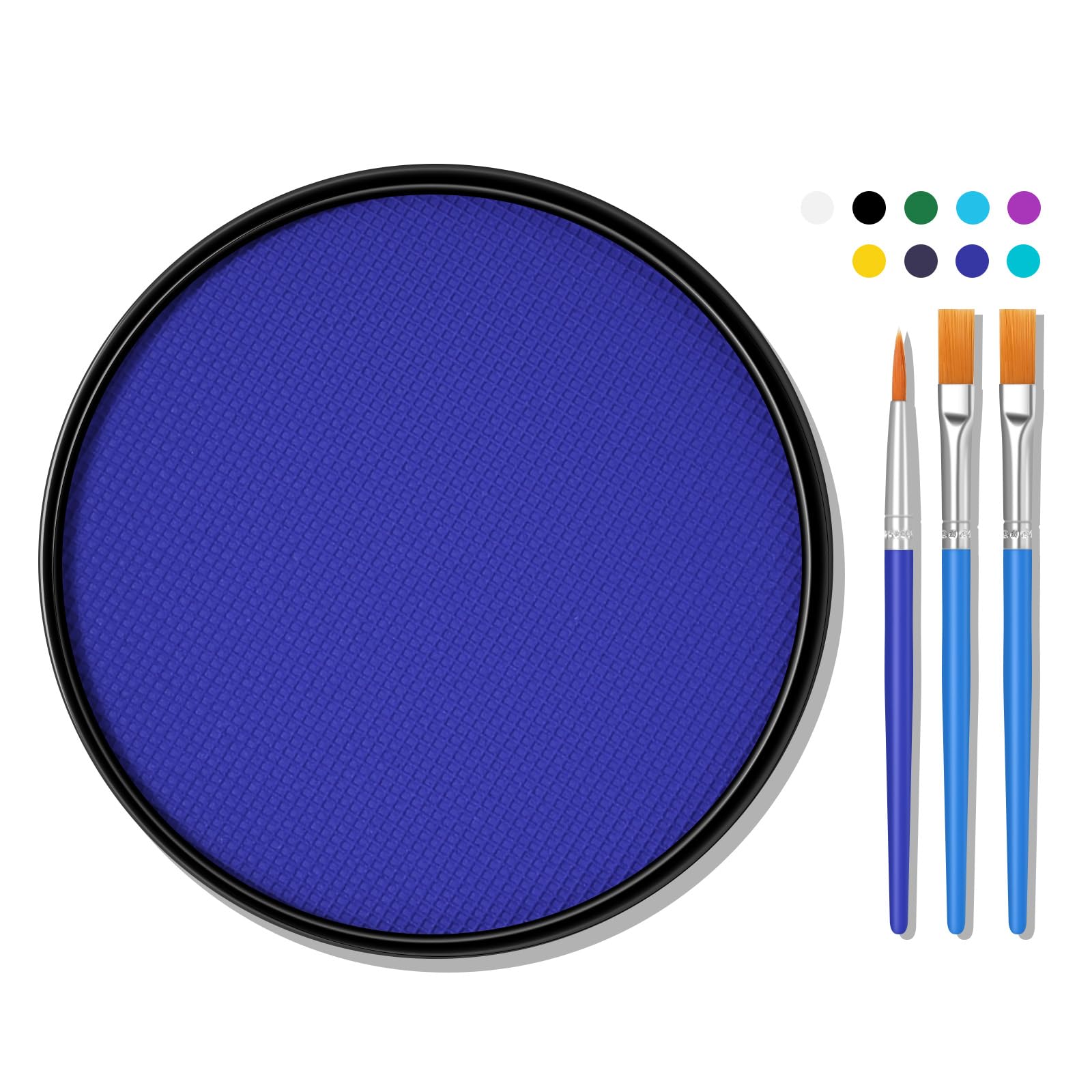FREEORR Royal Blue Face Body Paint Makeup 30G,Professional Stage Screen Halloween,Non Toxic Face Body Paint Makeup for Halloween