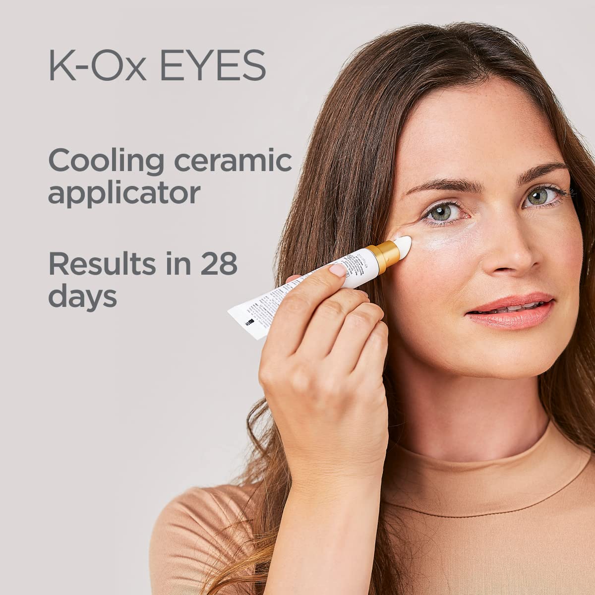 Isdin K-Ox Under-Eye Brightening Cream For Puffiness And Dark Circles With Anti-Aging Benefits, Vitamin K And Hyaluronic Acid, V