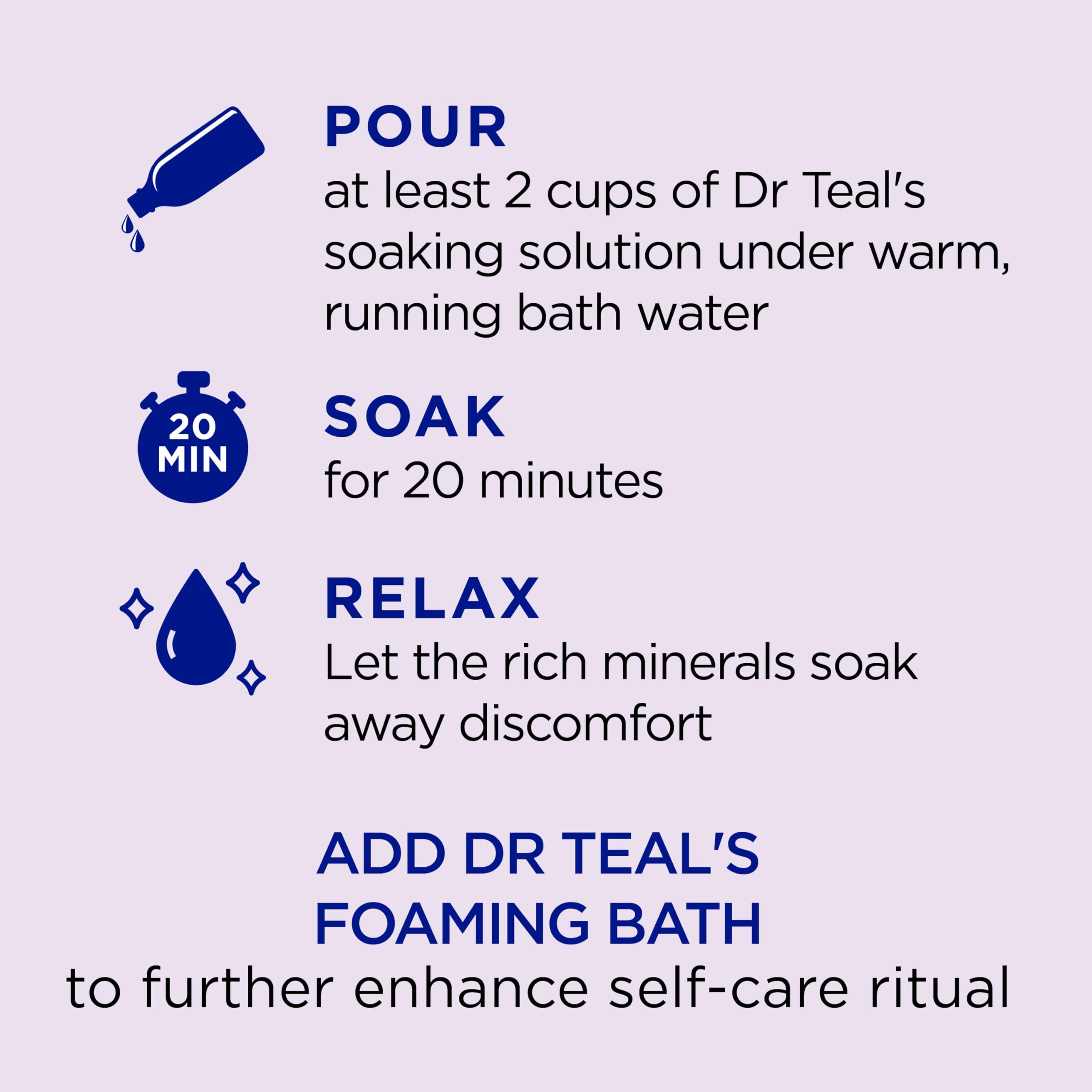 Dr Teal's Kids Gentle Epsom Salt, Sleep Soak with Melatonin & Essential Oil Blend, 2 lbs (Pack of 3)