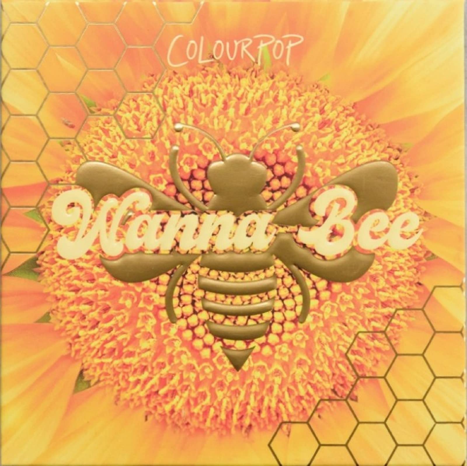 ColourPop Wanna Bee - Eyeshadow Palette (Yellow Neutral Orange Brown Shades), 0.3 Ounce