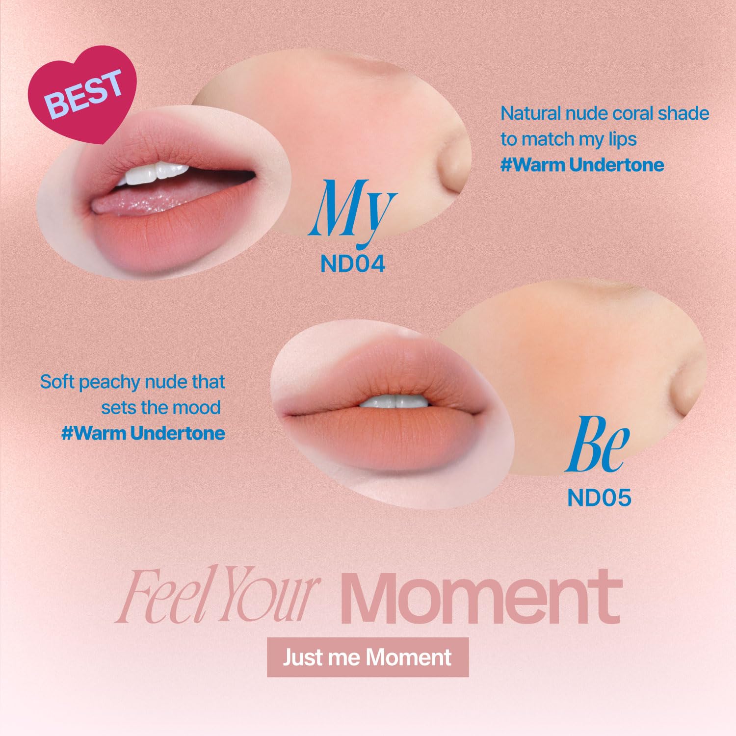 Fwee Lip&Cheek Blurry Pudding Pot | Just Me Moment - Without | Makeup Blush, Buildable Lightweight, Multi-Use Soft Matte Finish