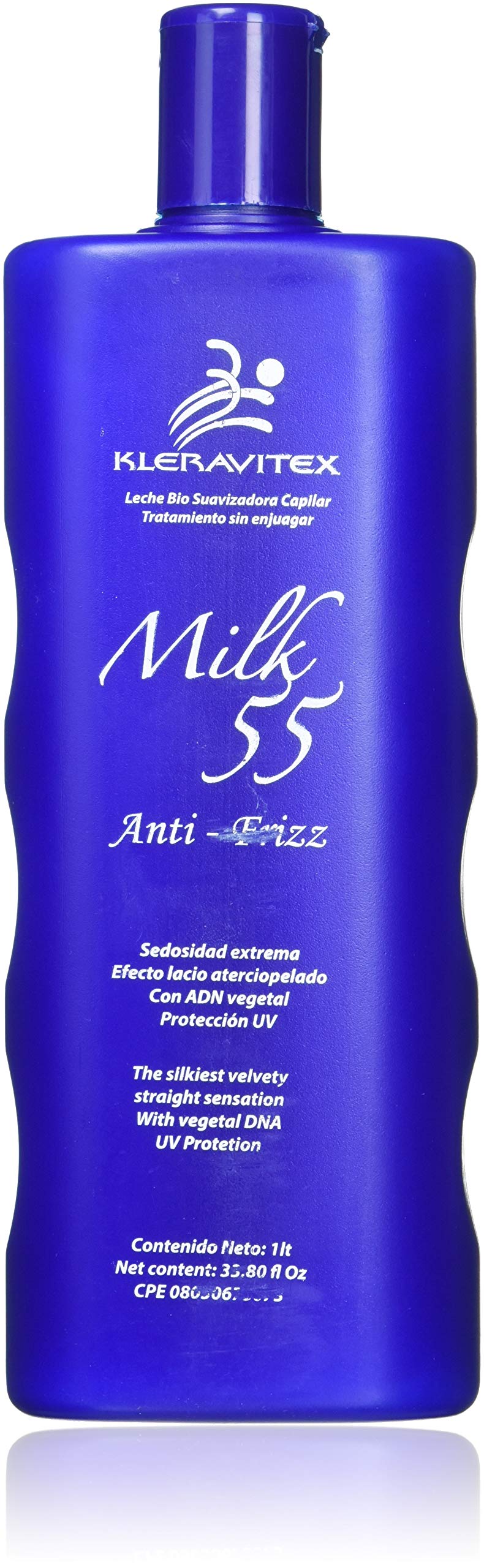 Kleravitex Milk Leave In Conditioner - Anti-Frizz Hair Detangler and Deep Treatment for Dry, Damaged, Curly or Natural Hair - 33