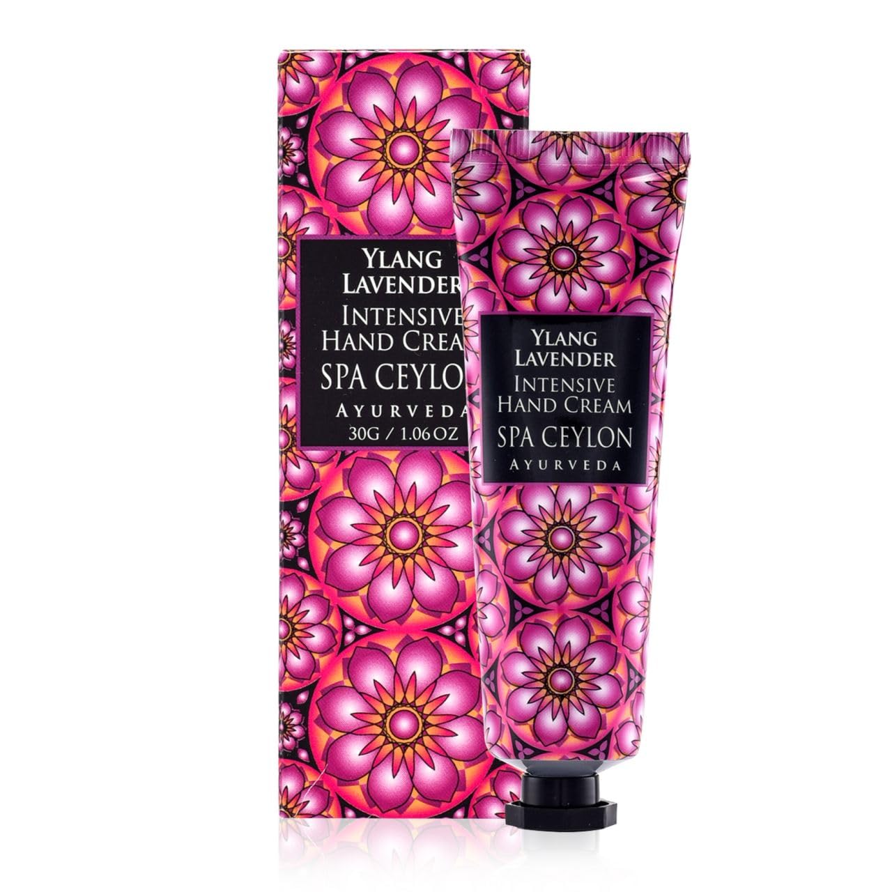 Spa Ceylon Lavender Neroli Ylang Intensive Hand Cream | Travel Size Moisturising Hand Cream | Vegan | 30G