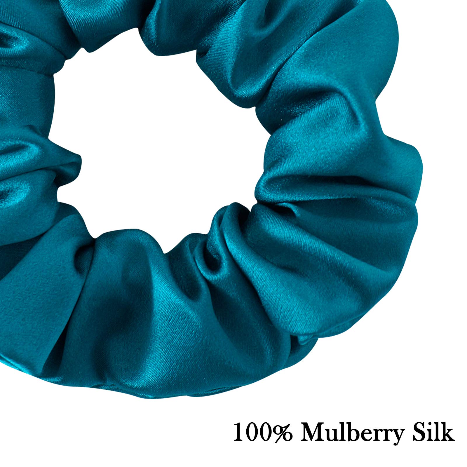 Sobonny Silk Scrunchies For Women Silk Hair Ties For Sleep And Night 100% Mulberry Silk Scrunchies For Hair Hair Accessories Fri