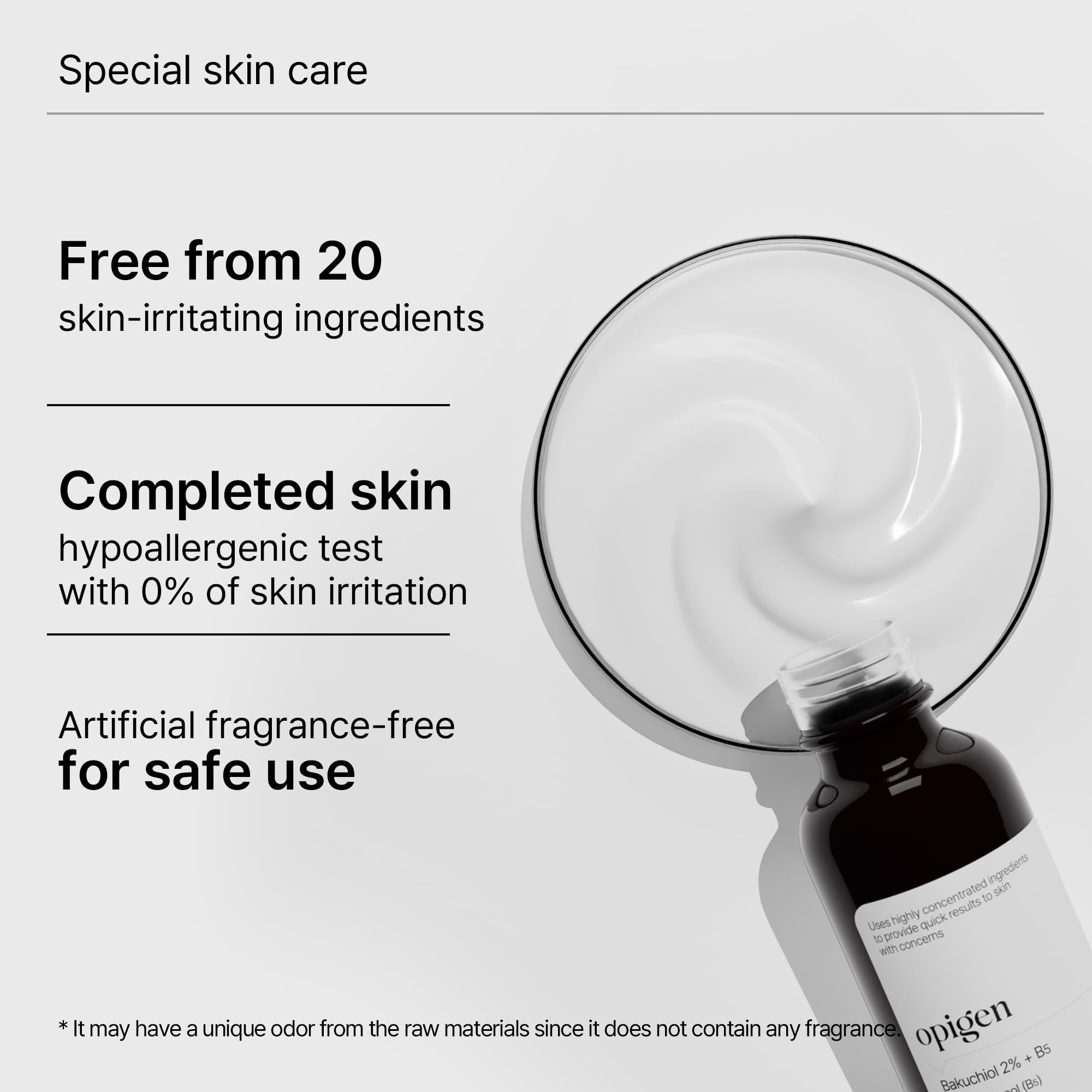 Opigen Bakuchiol 2% + B5 Serum with Panthenol and Tocopherol, Pore Minimizer For Face, Anti-Aging and Skin Smoothing 1oz Korean