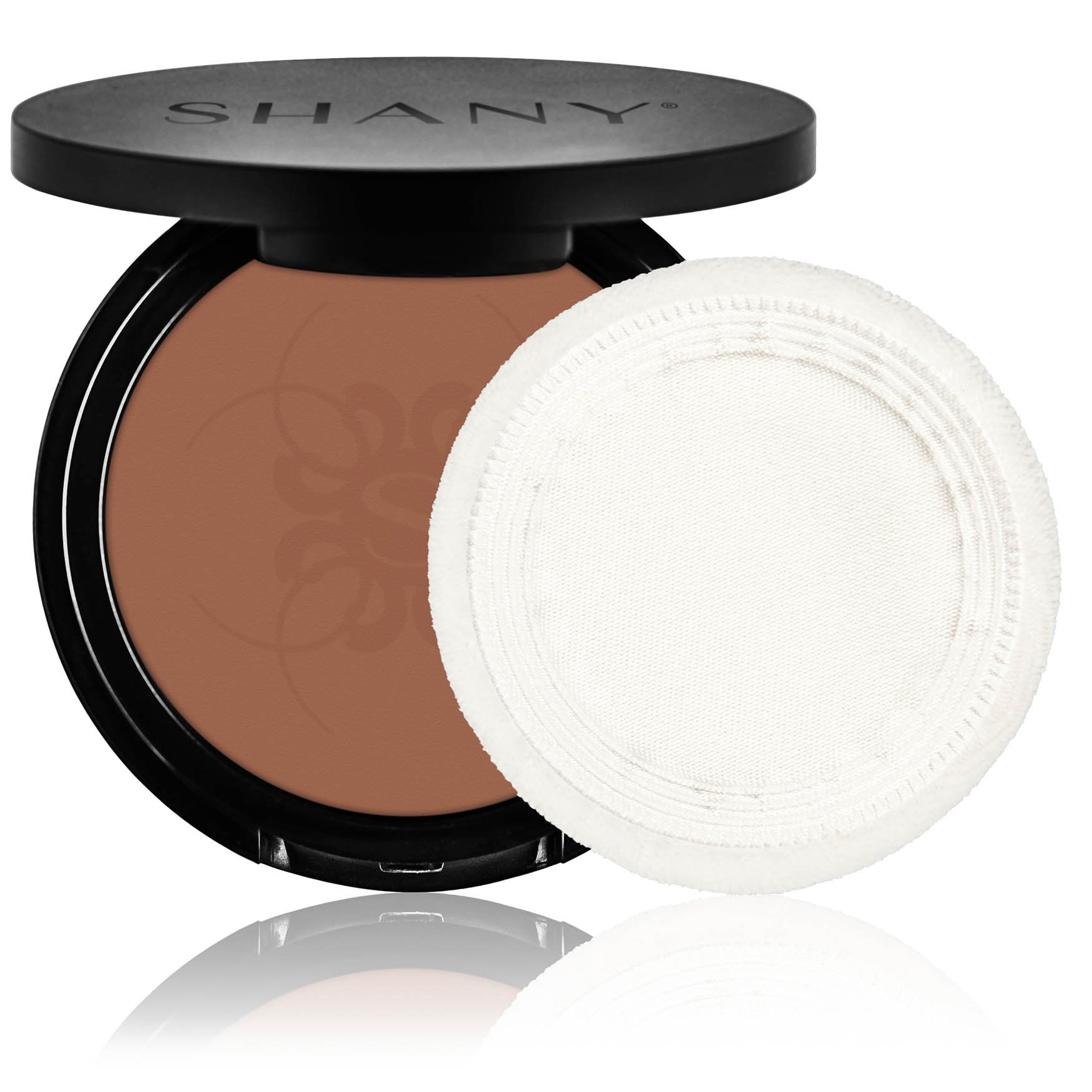 Shany Two Way Foundation, Oil - Free, Talc Free, Wet/Dry - Light Amber