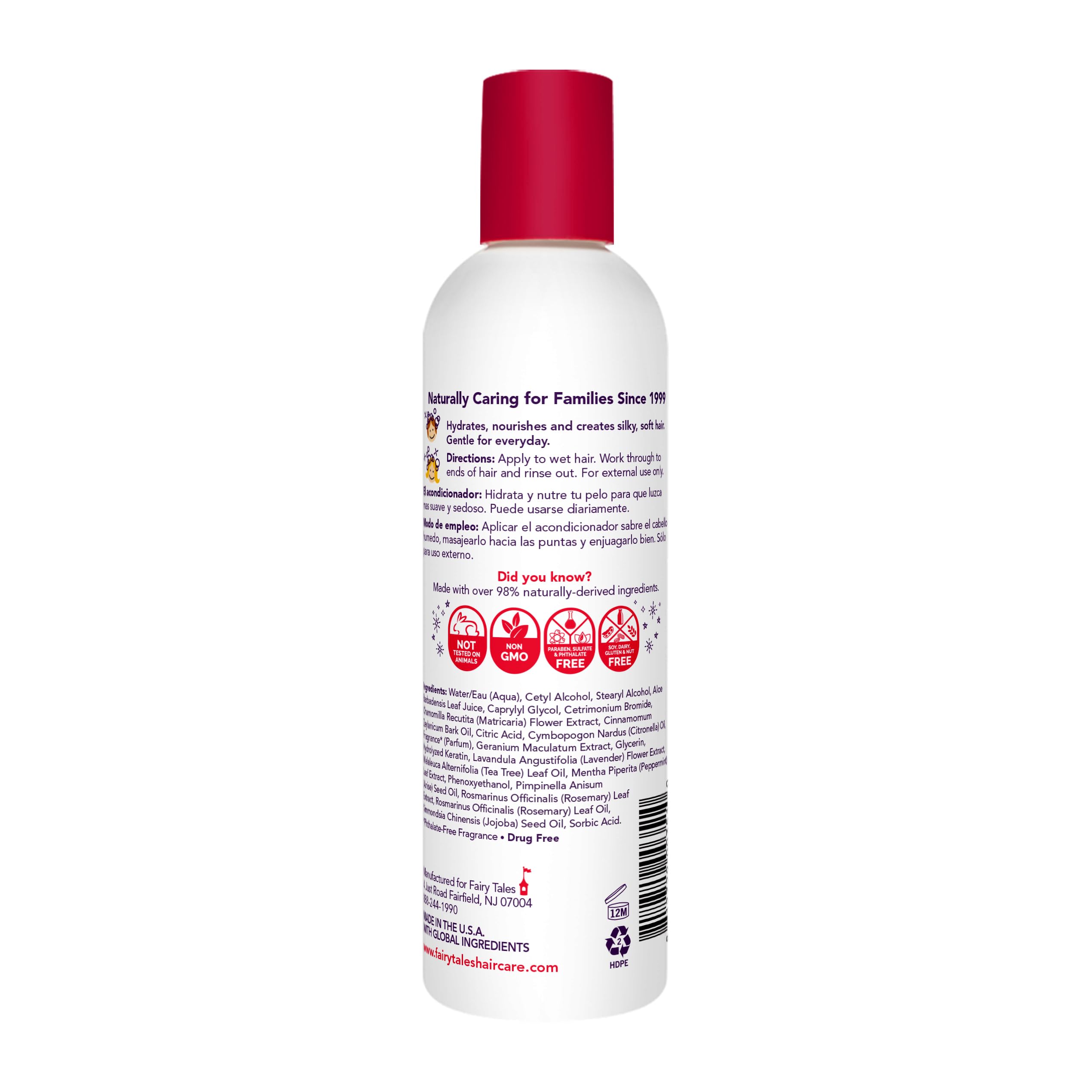Fairy Tales Rosemary Repel Daily Kids Conditioner- Kids Like the Smell, Lice Do Not, 8 fl oz. (Pack of 1)